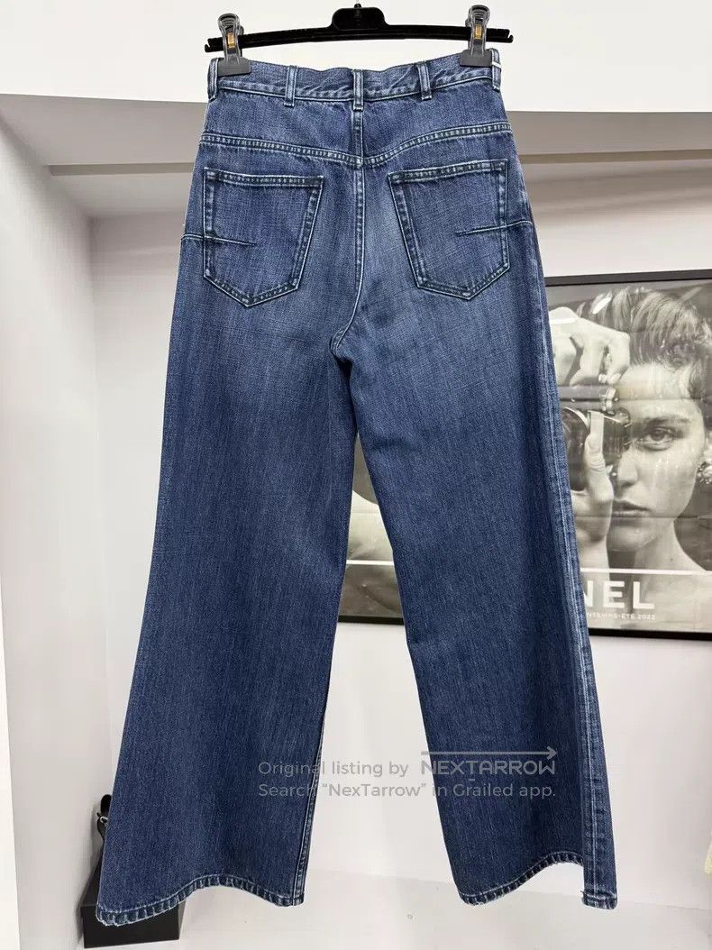 Dior Dior Blue classic wide-leg jeans Size 42" / US 20 - 3 Thumbnail