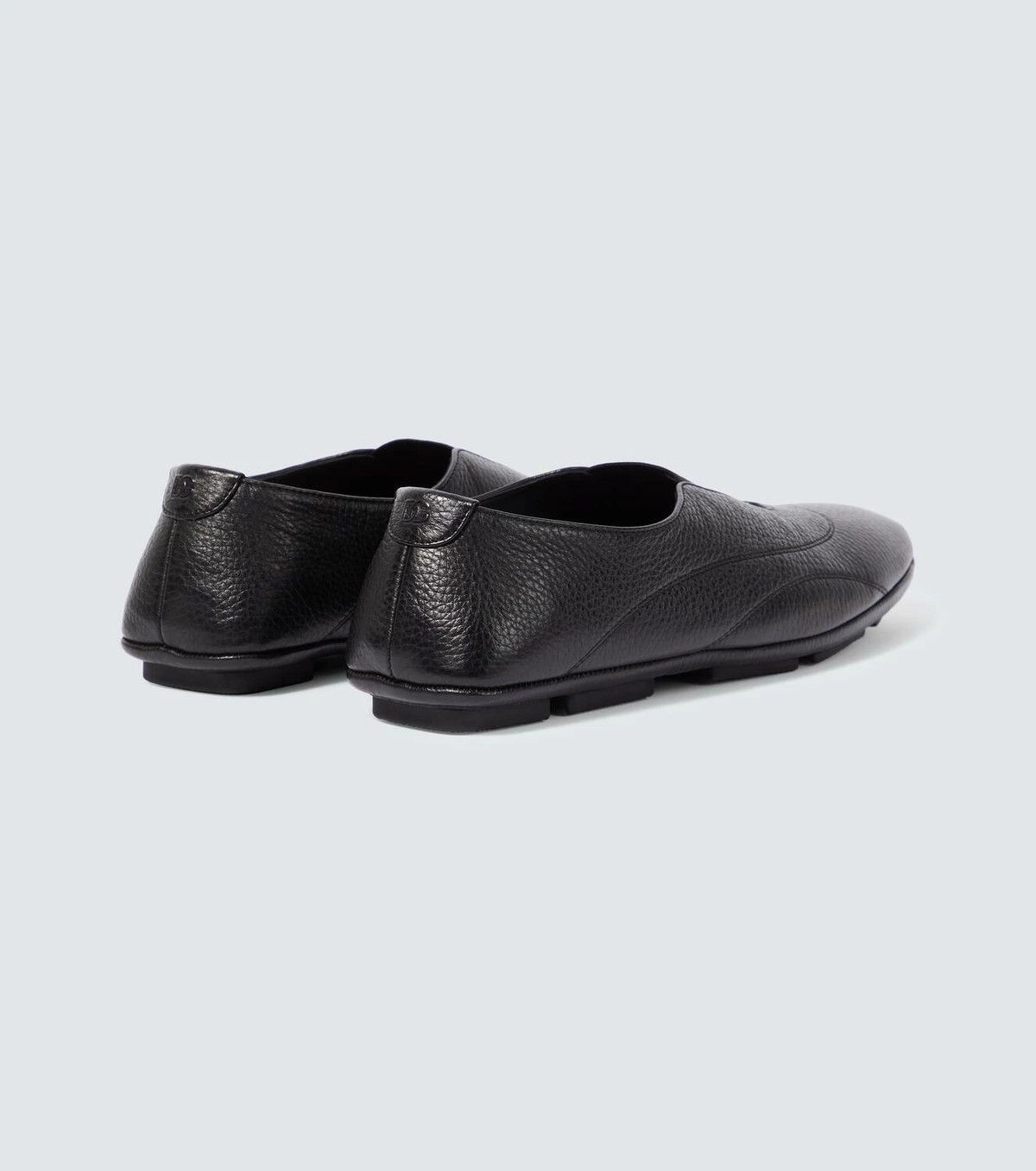 Dolce & Gabbana o1s22i1n0924 Leather Slipper Loafers in Black Size US 9 / EU 42 - 6 Thumbnail