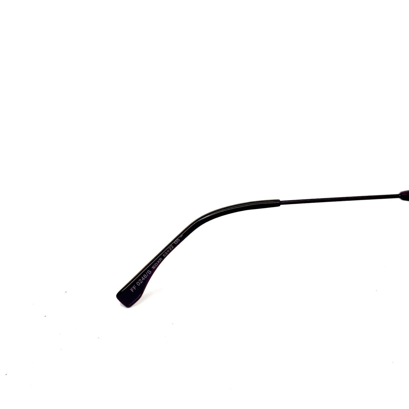 Fendi FENDI FF0248S 0248 Waves Green Mirrored Metal Sunglasses Size ONE SIZE - 2 Thumbnail