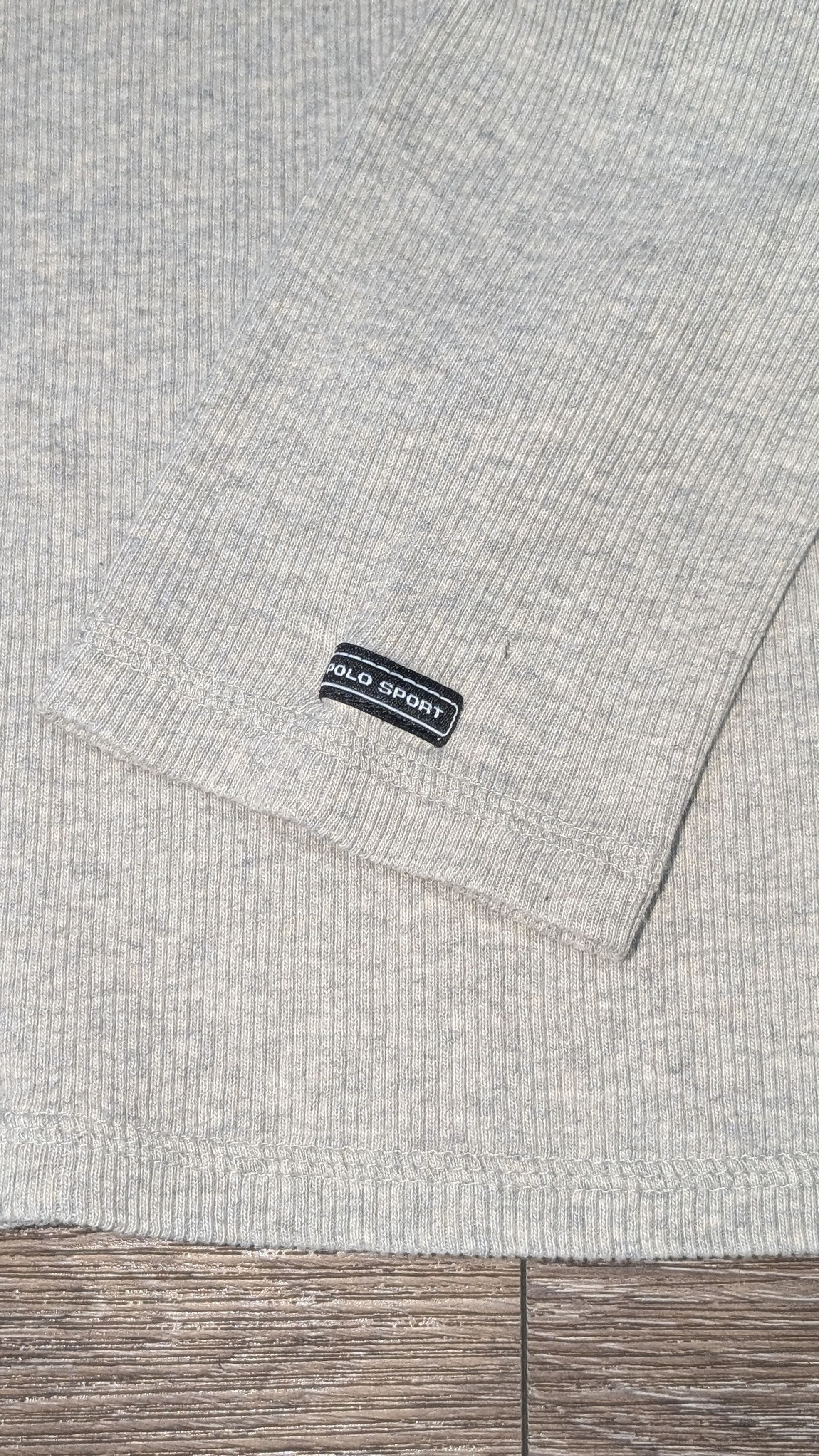 Polo Ralph Lauren Vintage Polo Sport Ralph Lauren grey thermal long sleeve Size US M / EU 48-50 / 2 - 2 Thumbnail