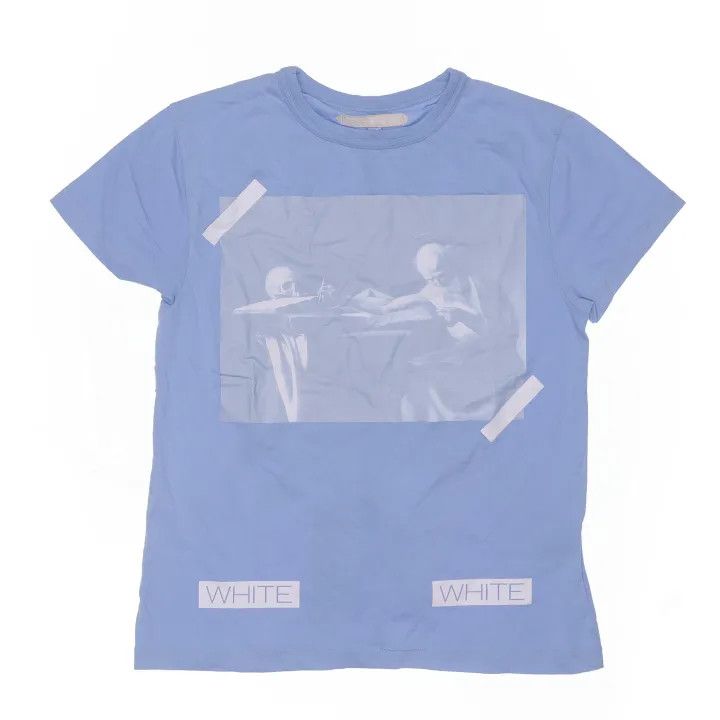 Off-White Skeleton Oil Painting T-Shirt 0079
