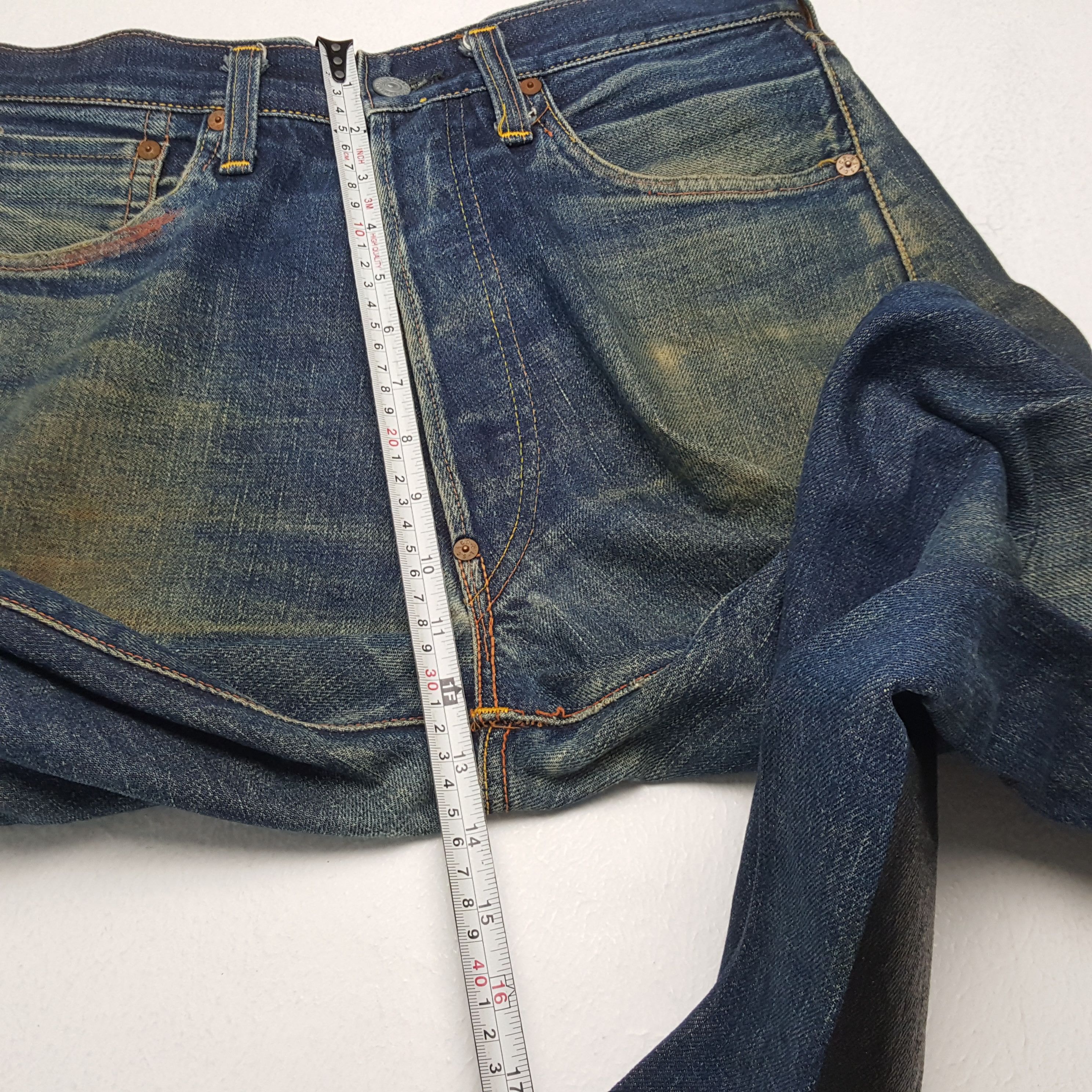 Evisu × Japanese Brand × Vintage EVIS Japanese Brand Streetwear Custom Daicock Style Jeans Size US 29 - 8 Thumbnail