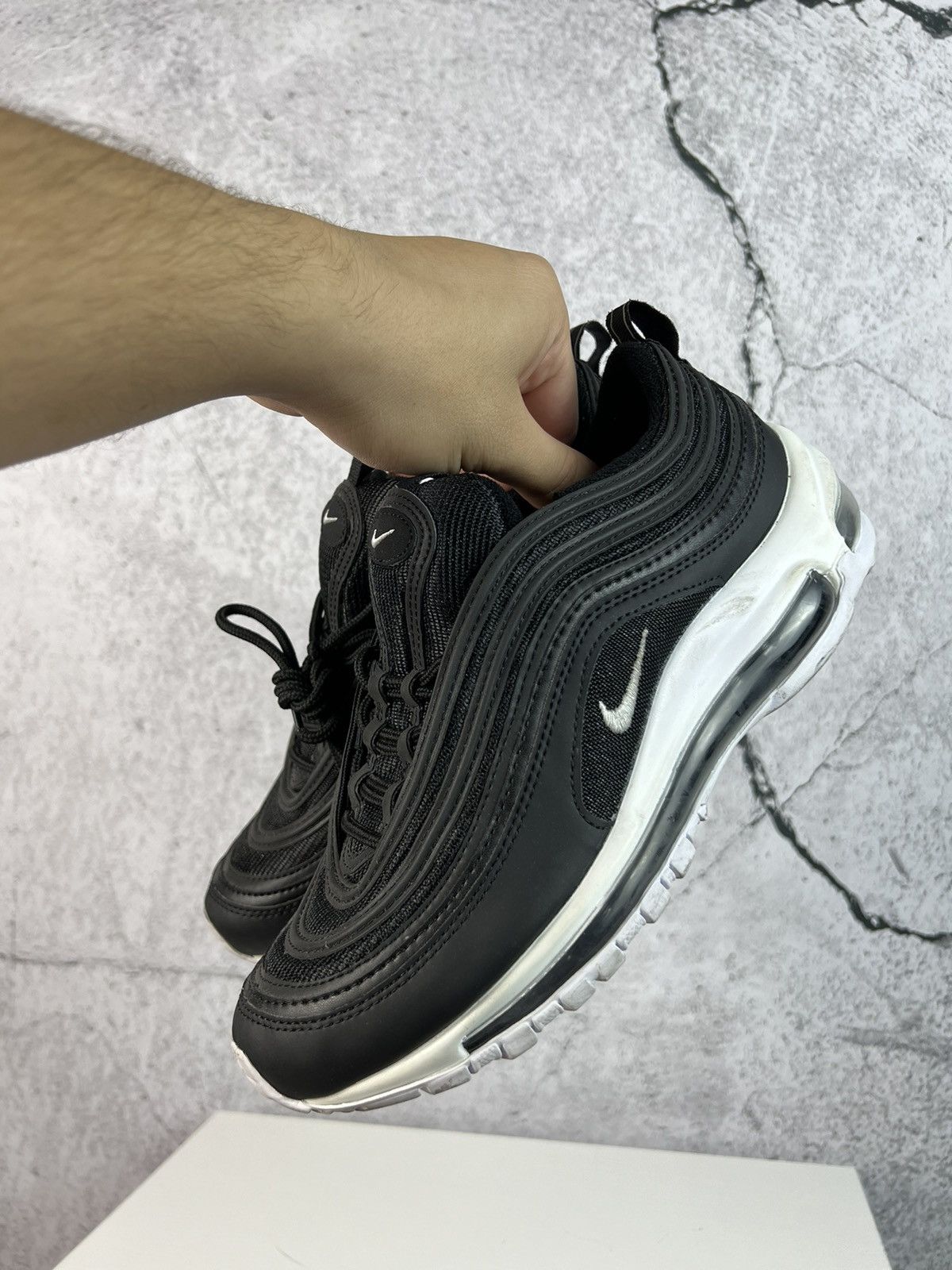 Nike Nike AIR MAX 97 black white Sneakers Size US 6.5 / IT 36.5 - 6 Thumbnail
