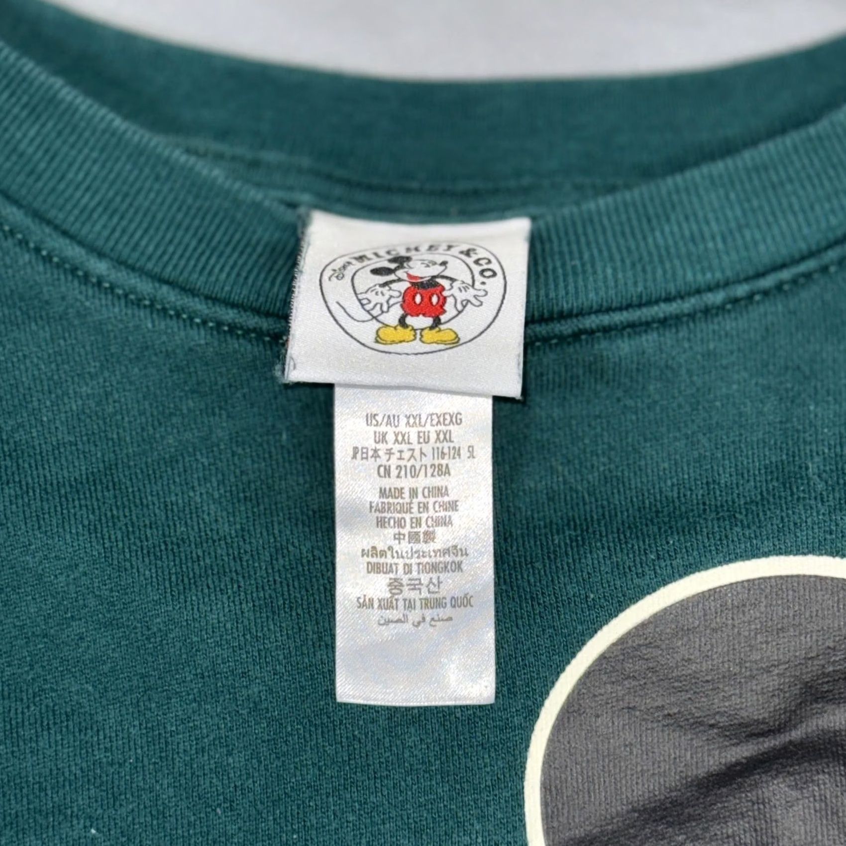 Disney Disney Mickey & Co Sweatshirt Mens 2XL Green Graphic Pullover Crewneck Size US XXL / EU 58 / 5 - 4 Thumbnail