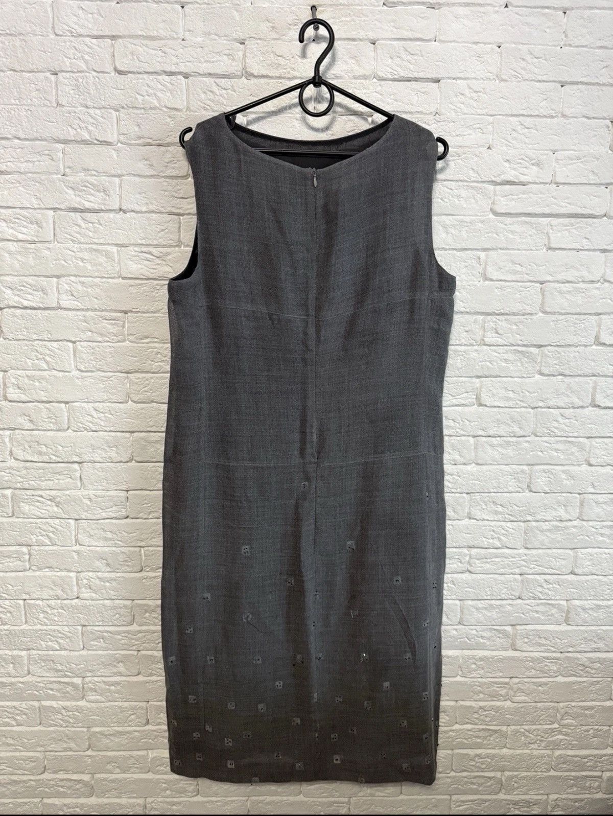 Valentino Vintage Valentino Miss V Midi Dress Ringstones Sz 48 L Size L / US 10 / IT 46 - 6 Thumbnail
