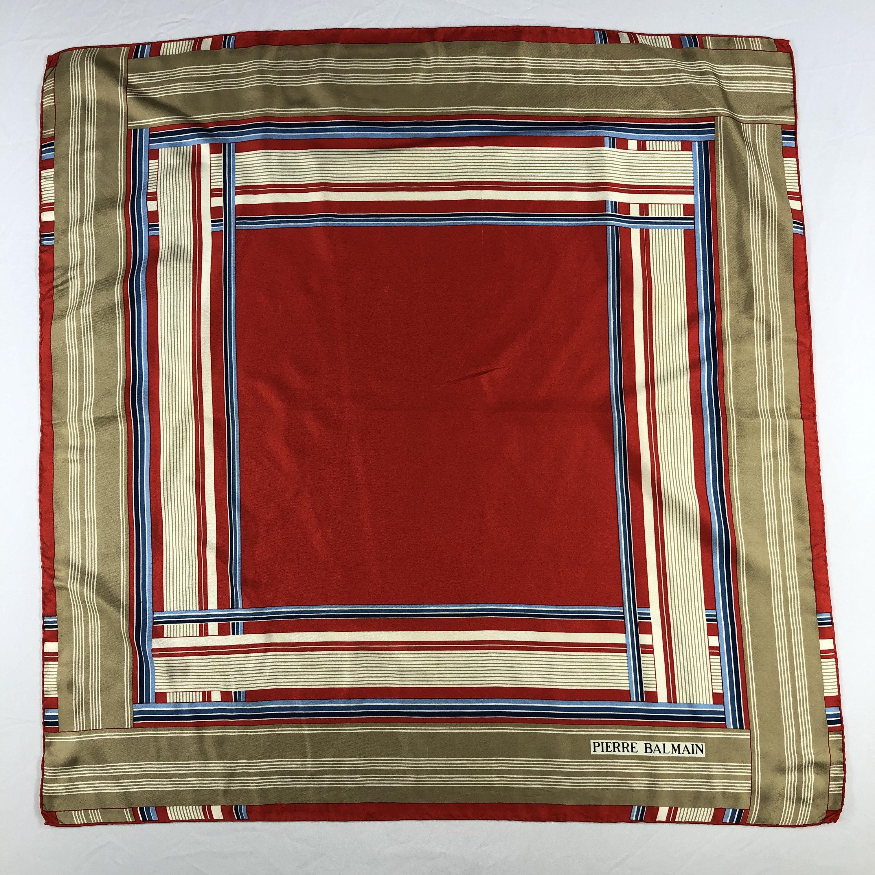 Pierre Balmain Vintage Pierre Balmain Silk Scarf Size ONE SIZE - 2 Thumbnail