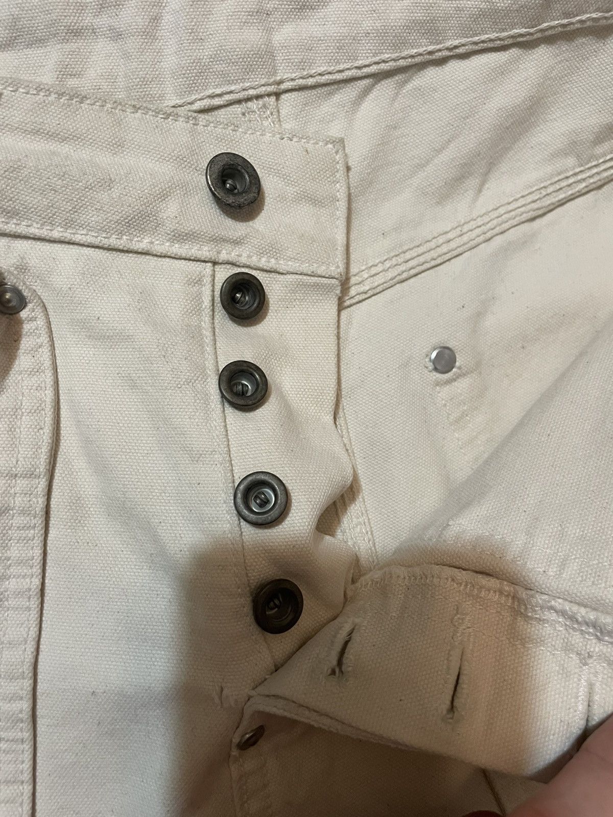 Other Verdarm Canvas Wide Leg Cream Landlubbers V1 Size US 32 / EU 48 - 5 Thumbnail