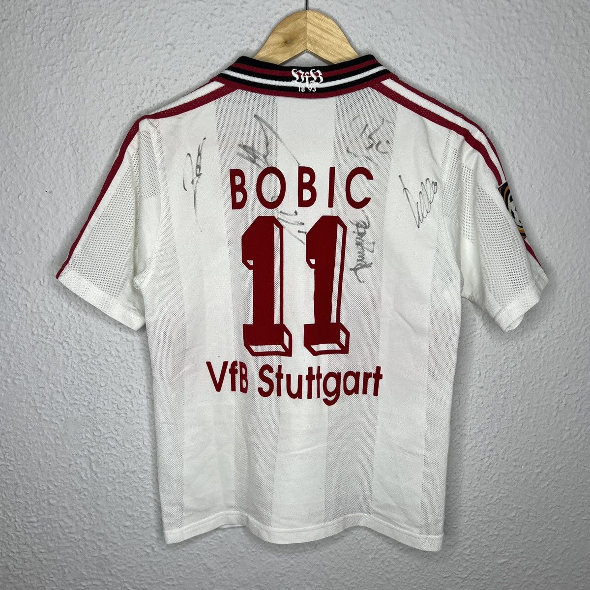 Adidas Vintage Adidas VFB Stuttgart Jersey Tshirt Tee 1997/1998 Size US XS / EU 42 / 0 - 2 Thumbnail