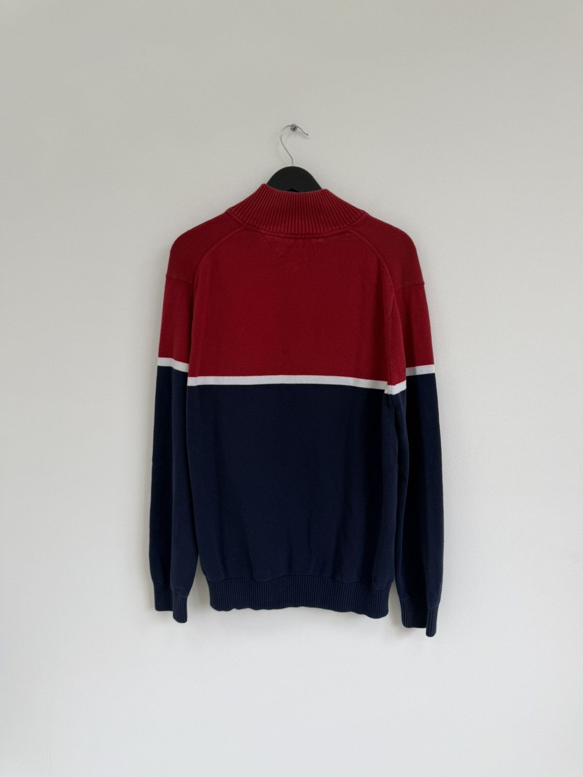 Tommy Hilfiger Vintage 2000s Tommy Hilfiger Knit 1/4 Zip Sweater OldMoney Size US M / EU 48-50 / 2 - 6 Thumbnail