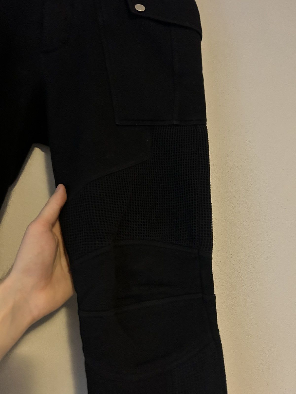 Balmain Navy Biker Sweat Pants Size US 32 / EU 48 - 7 Thumbnail