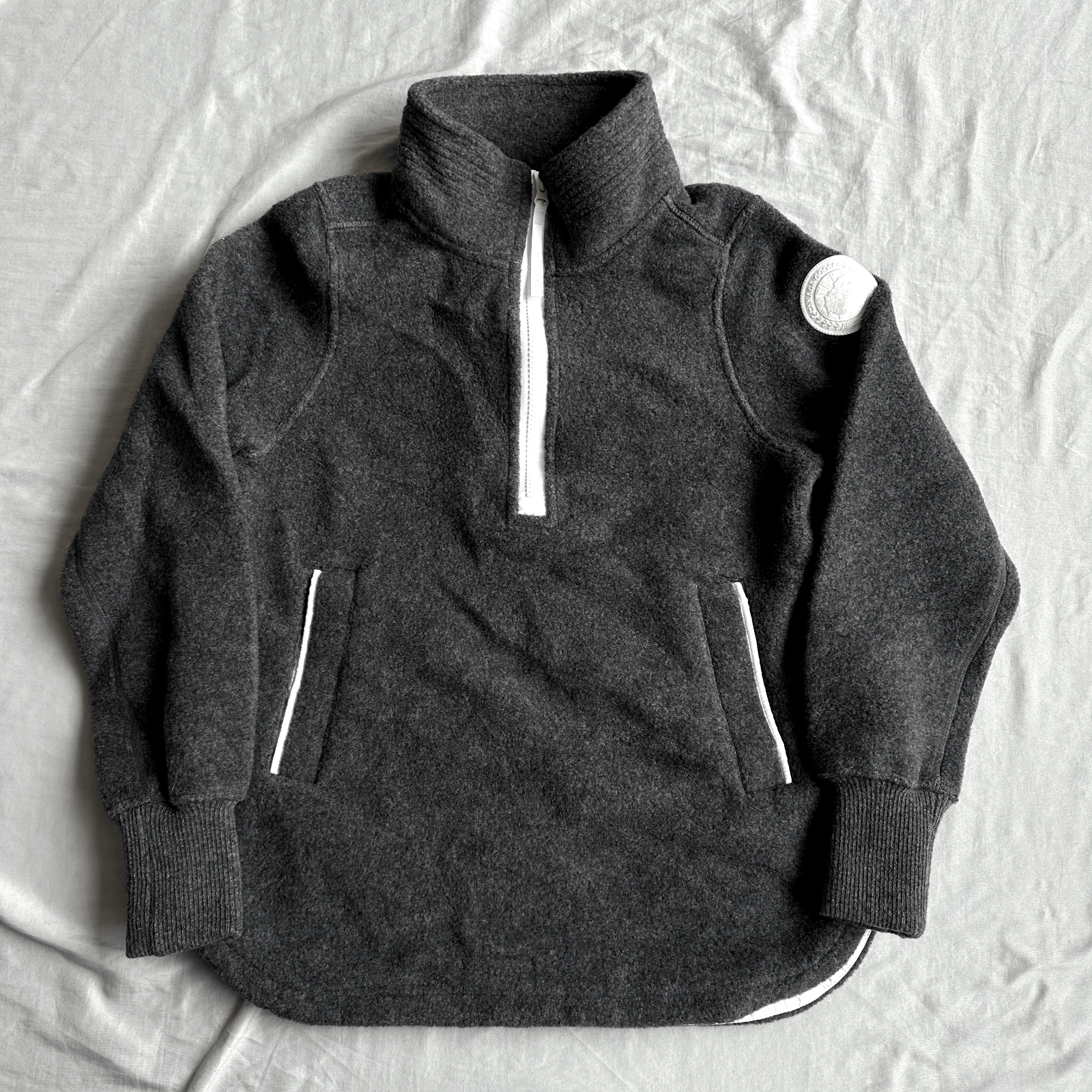 Canada Goose Canada Goose Severn Fleece 1/4 Zip Grey With White Badge Si Size M / US 6-8 / IT 42-44 - 1 Thumbnail