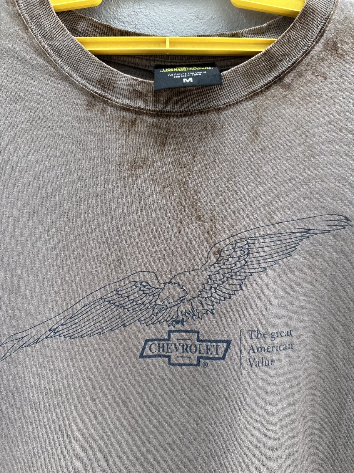 Vintage Thrashed Vintage 90s Chevrolet Eagle Distressed Faded Tee Size US M / EU 48-50 / 2 - 8 Thumbnail
