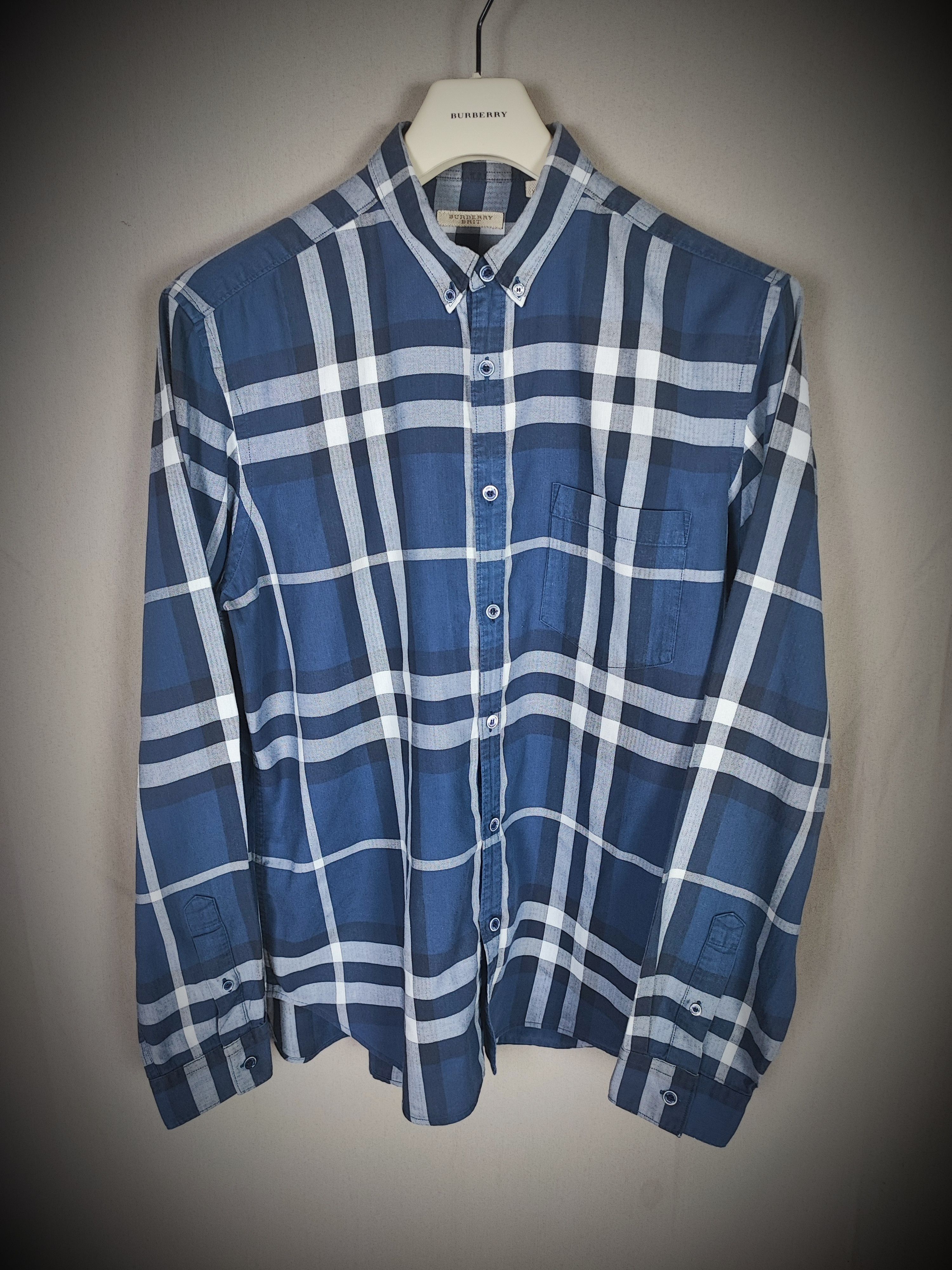 Burberry Rare Burberry Shirt XL Size US XL / EU 56 / 4 - 2 Thumbnail