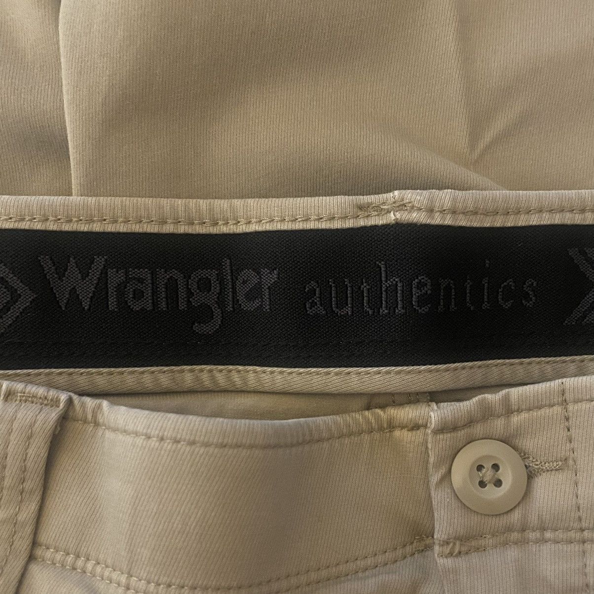 Vintage × Wrangler Wrangler Authentics Tan Stretch Casual Pants Size 36x34 Size US 36 / EU 52 - 4 Thumbnail