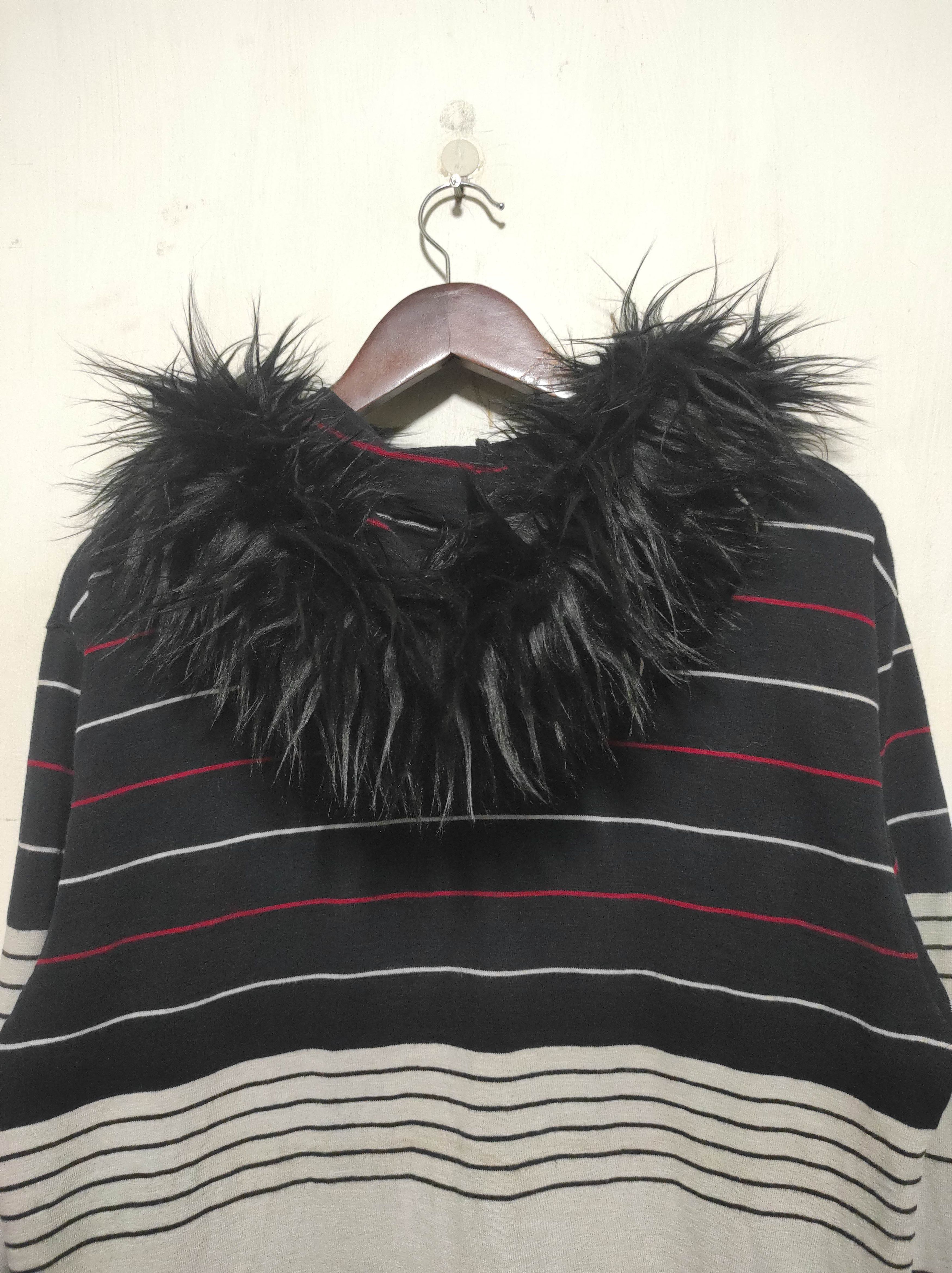Hysteric Glamour Billabong Stripe Zip Fur Hoodie LGB IfSixWasNine style Size US L / EU 52-54 / 3 - 12 Thumbnail