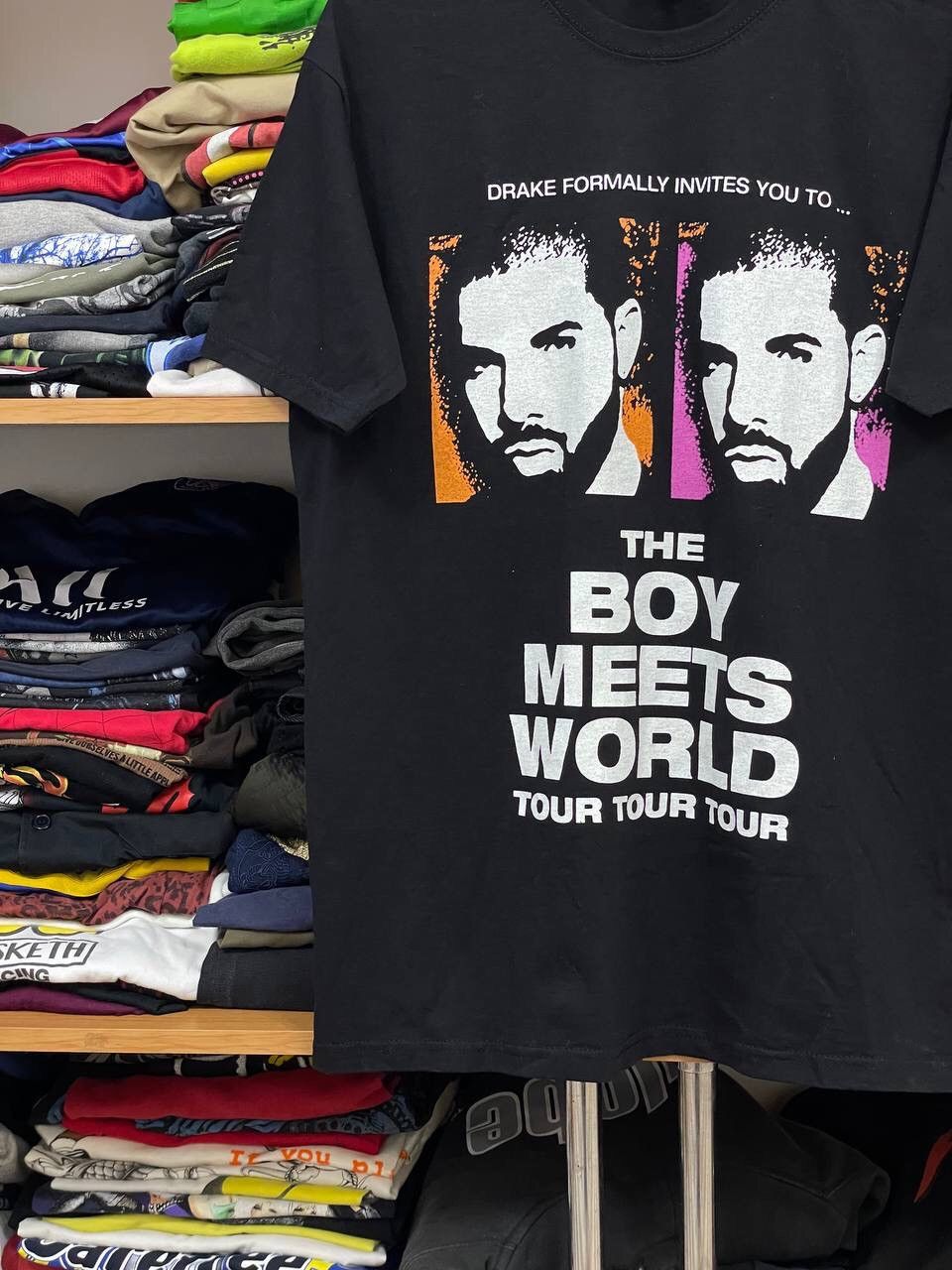 Band Tees Vintage Drake Tour Rap T Shirt Size US M / EU 48-50 / 2 - 5 Thumbnail
