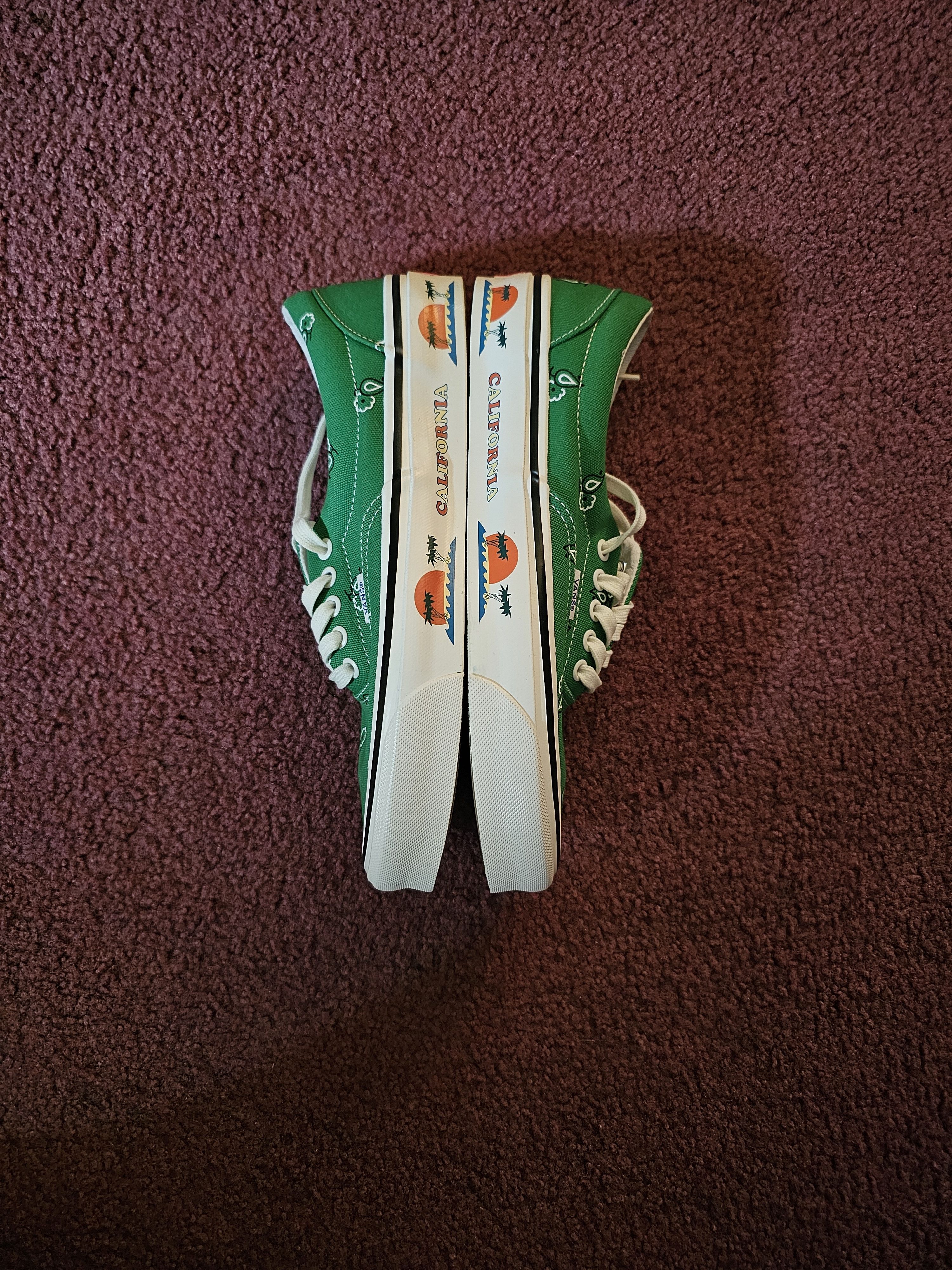 Vans Vans OG era paisley green low top Size US 8.5 / EU 41-42 - 3 Thumbnail
