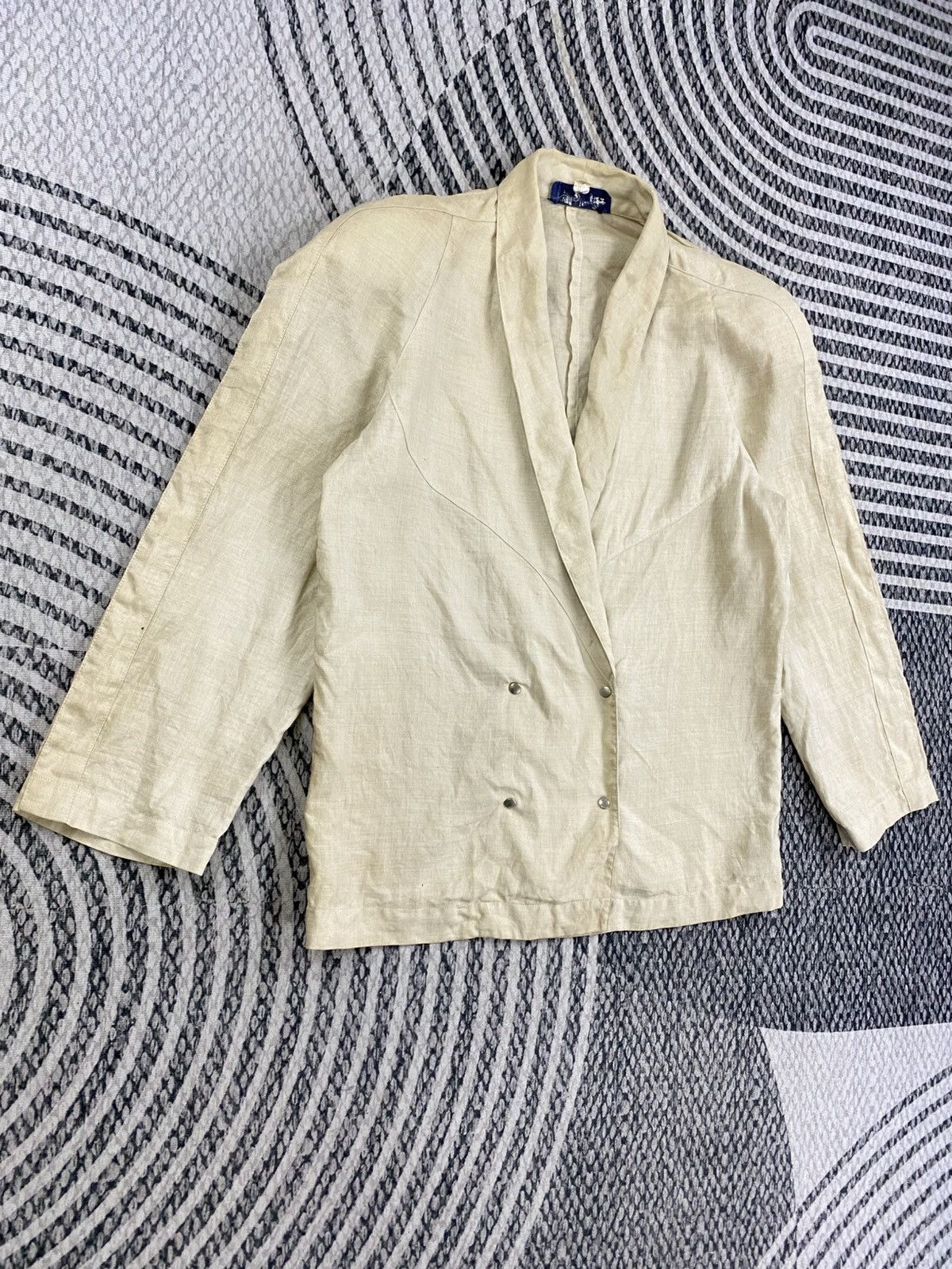 Thierry Mugler Vintage Thierry Mugler Linen Jacket Size M / US 6-8 / IT 42-44 - 3 Thumbnail