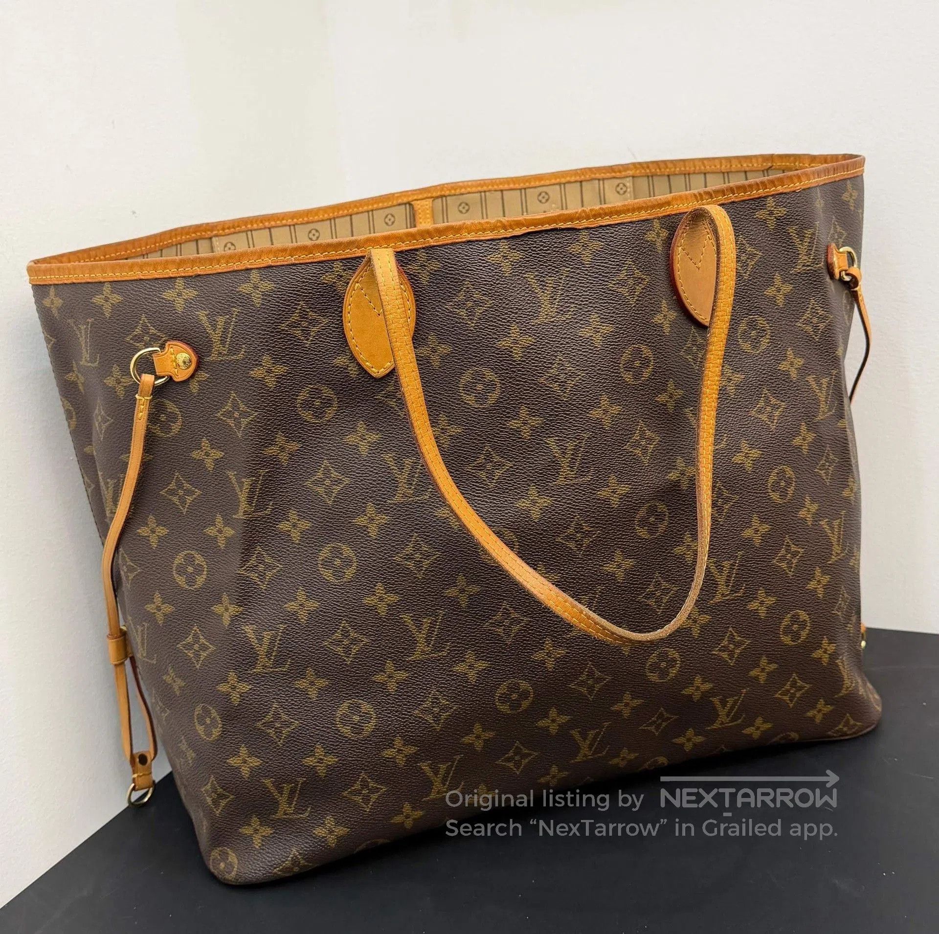 Louis Vuitton LV Neverfull Large Monogram Tote. Size ONE SIZE - 4 Thumbnail