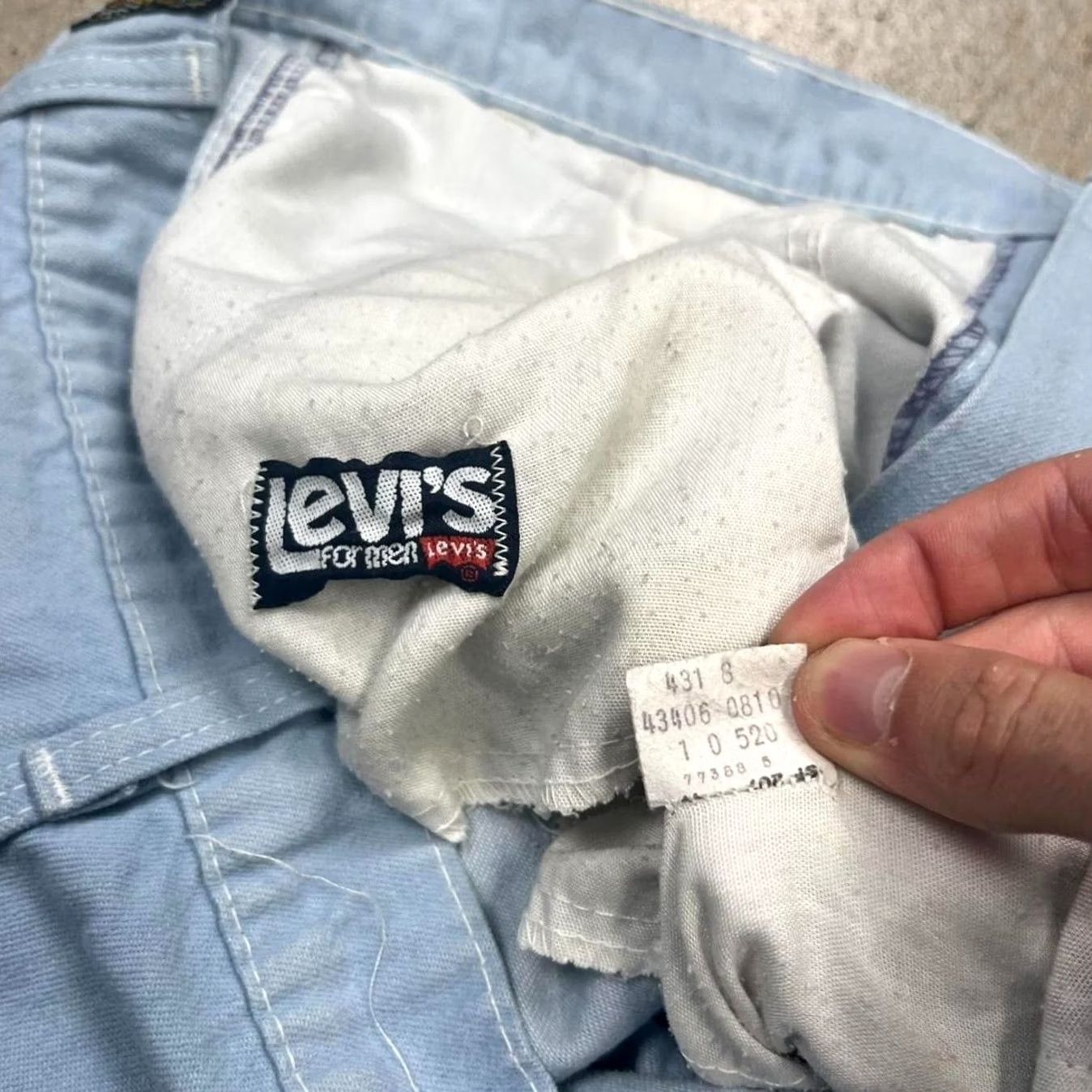 Levi's VINTAGE Levi's San Francisco Blue Denim Pants Airplane Label Mens 36x30 flare Size US 36 / EU 52 - 2 Thumbnail