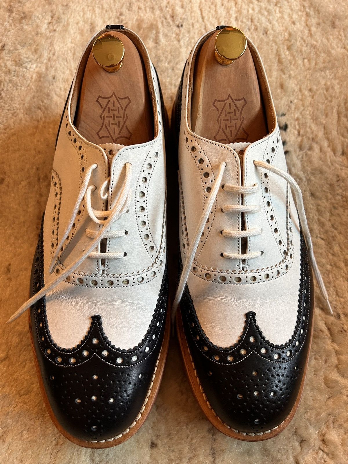 image of Churchs Church’S Oxford Brogue - Us9.5 Shoes in Navy, Men's