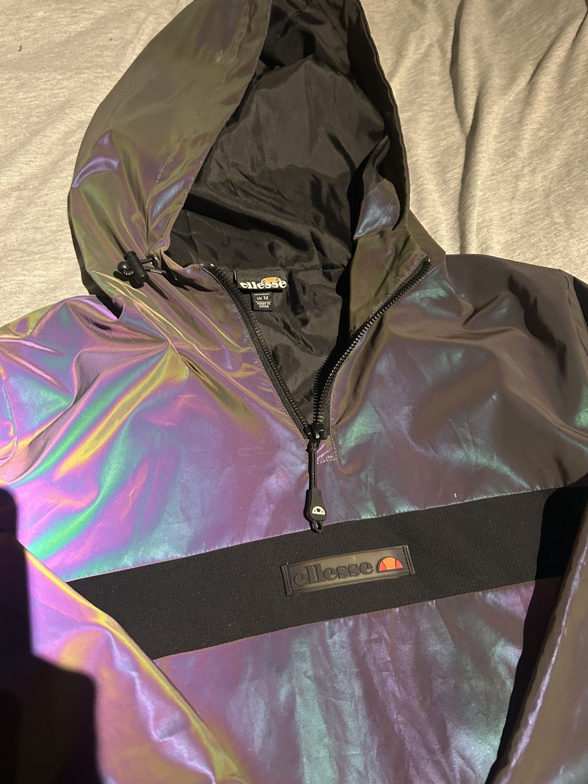 Ellesse Rare Ellesse Reflective Windbreaker - SAMPLE - Medium Size US M / EU 48-50 / 2 - 4 Thumbnail