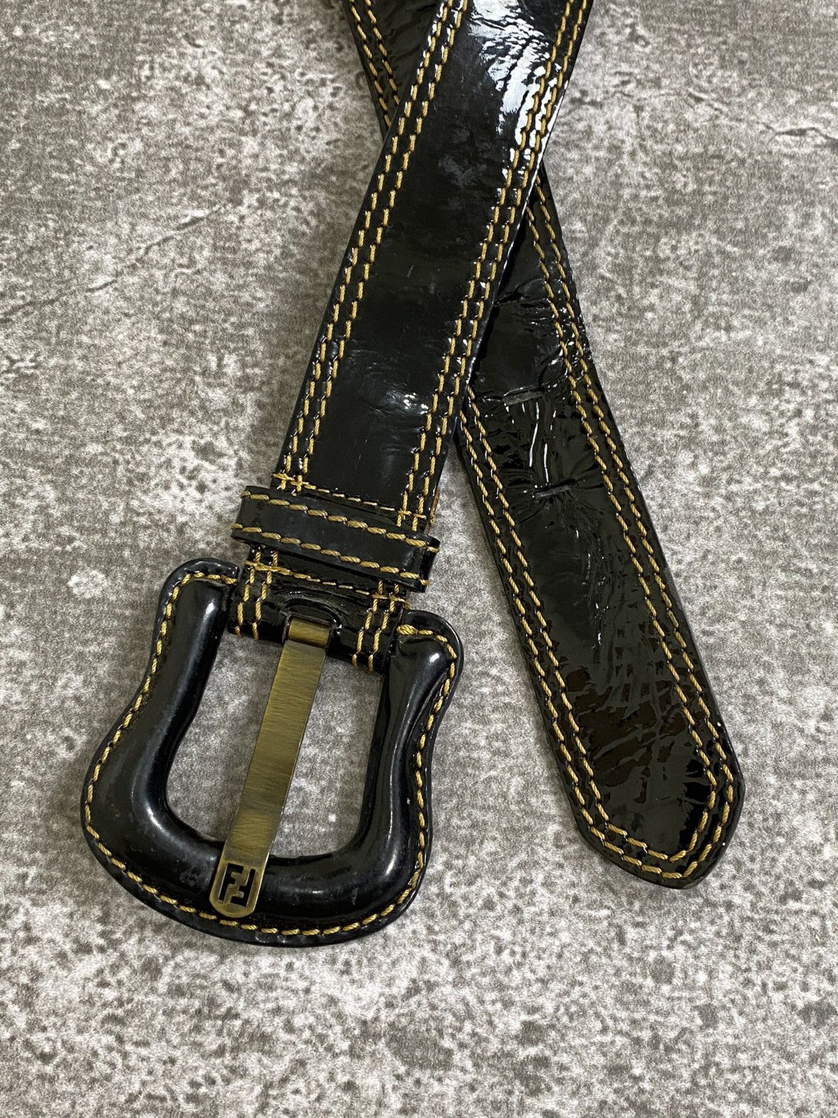 Fendi Fendi patent leather belt Size ONE SIZE - 2 Thumbnail