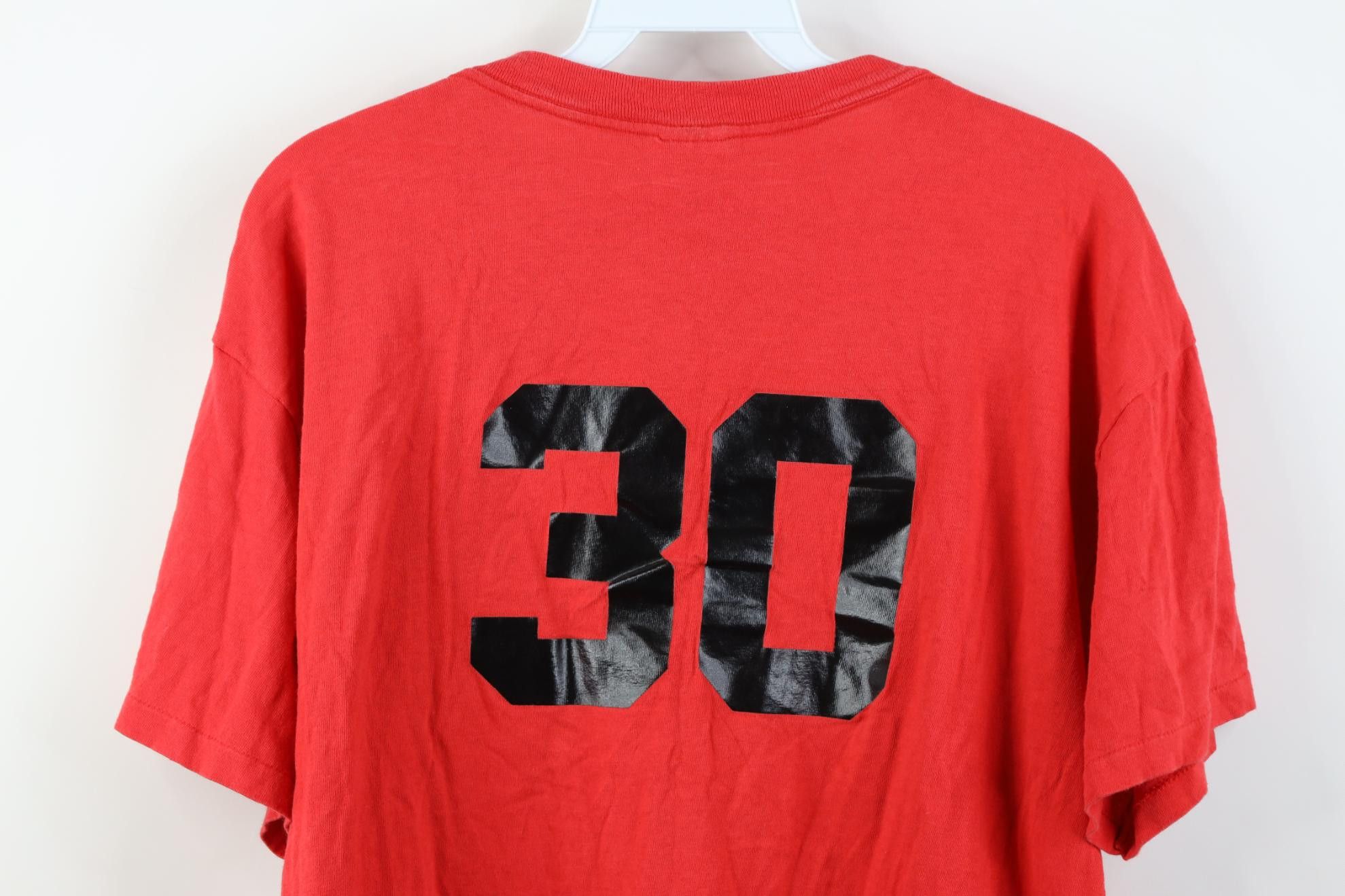 Nike Vintage 80s 90s Nike Spell Out Short Sleeve T-Shirt Red USA Size US M / EU 48-50 / 2 - 14 Thumbnail
