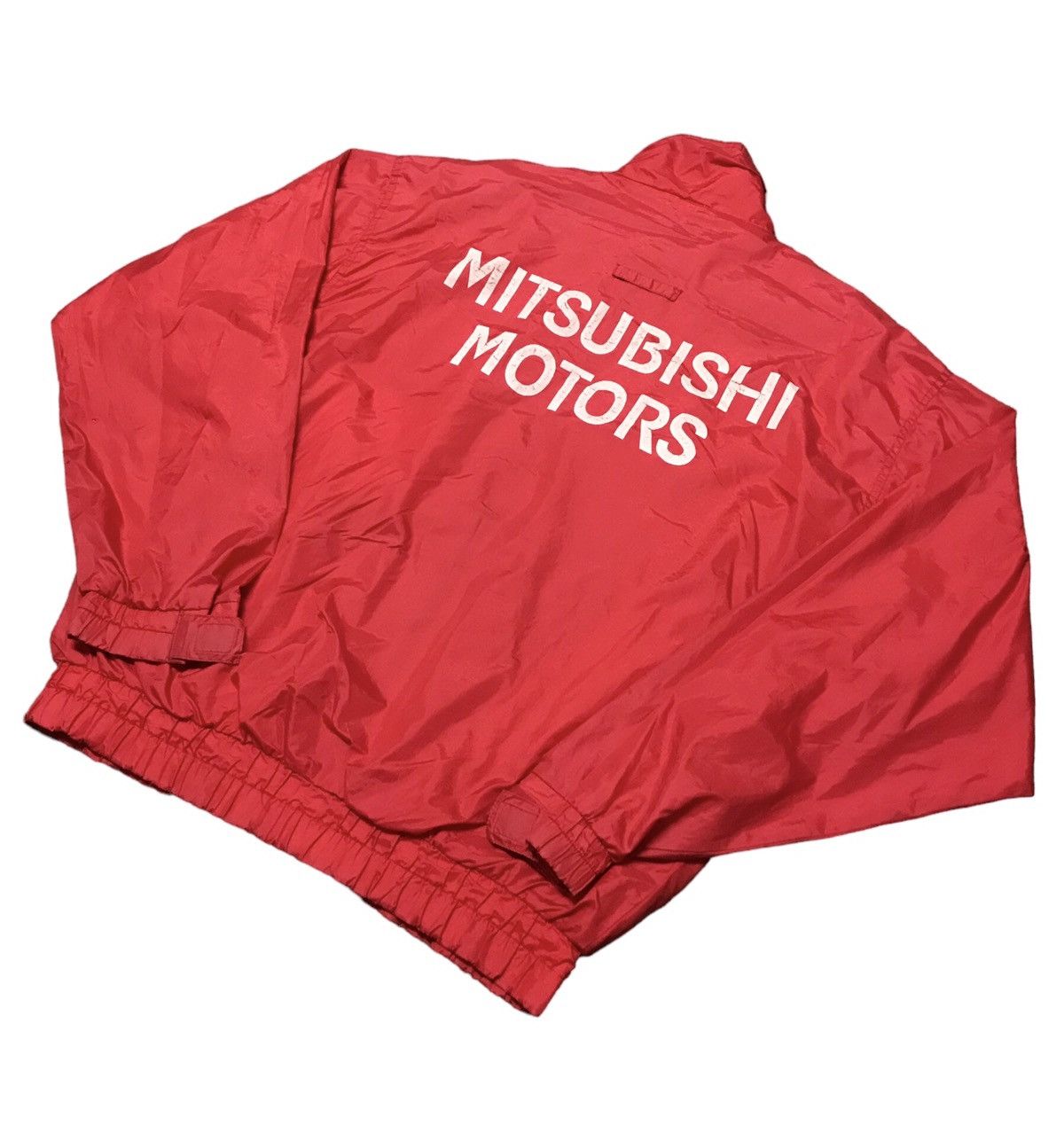 Japanese Brand Vintage Mitsubishi Sports Racing Men's Zip Up Jacket Size US XL / EU 56 / 4 - 4 Thumbnail