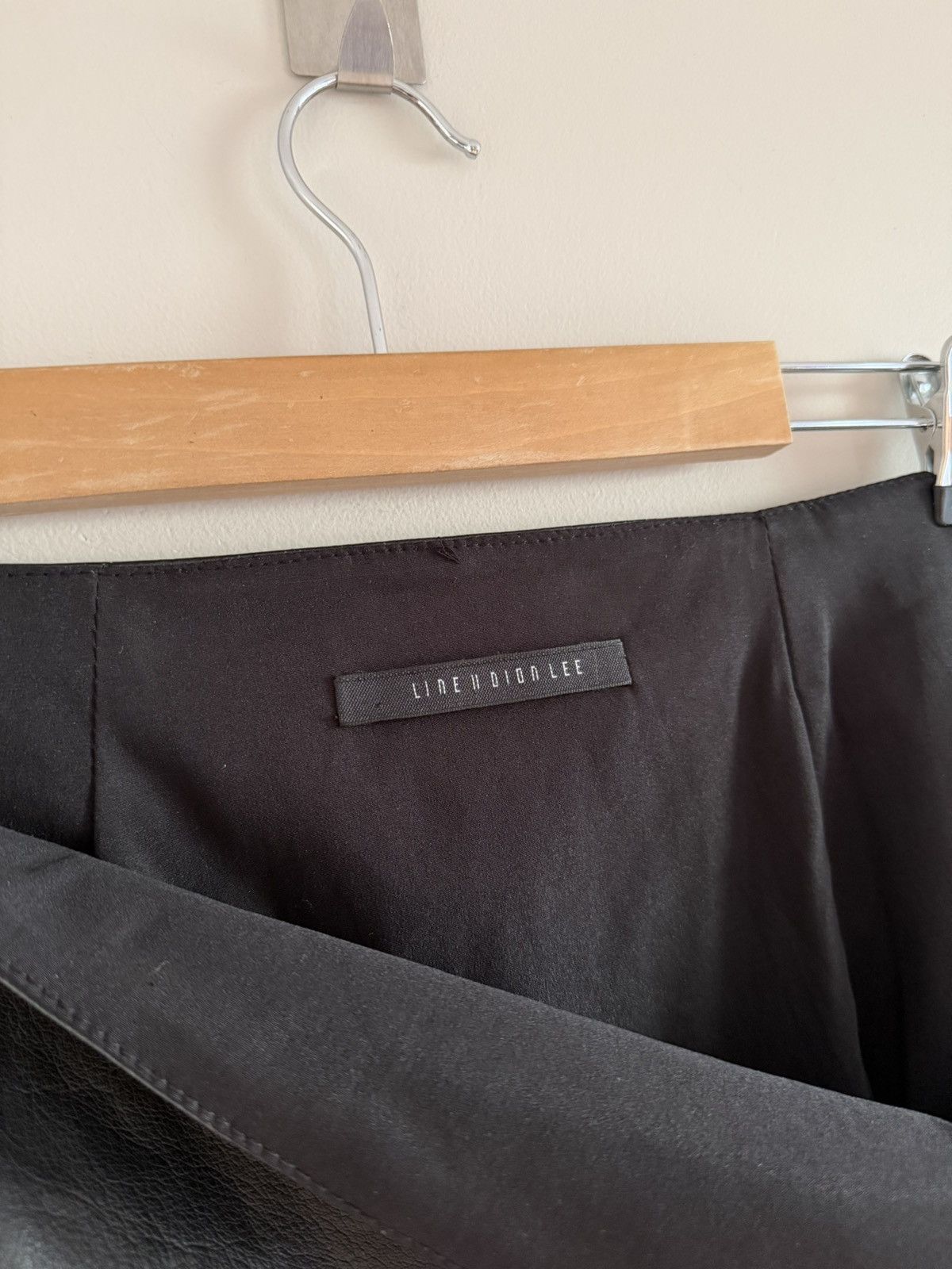 Dion Lee Dion Lee Line II Asymmetric Leather Wrap Mini Skirt Size 28" / US 6 / IT 42 - 3 Thumbnail