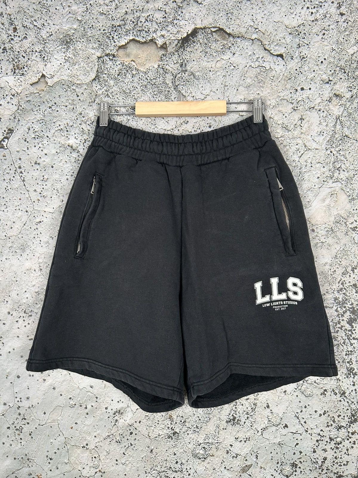 Other Low Lights Studios Baggy Sweatpants Shorts Black Wide Skate Size US 30 / EU 46 - 1 Thumbnail