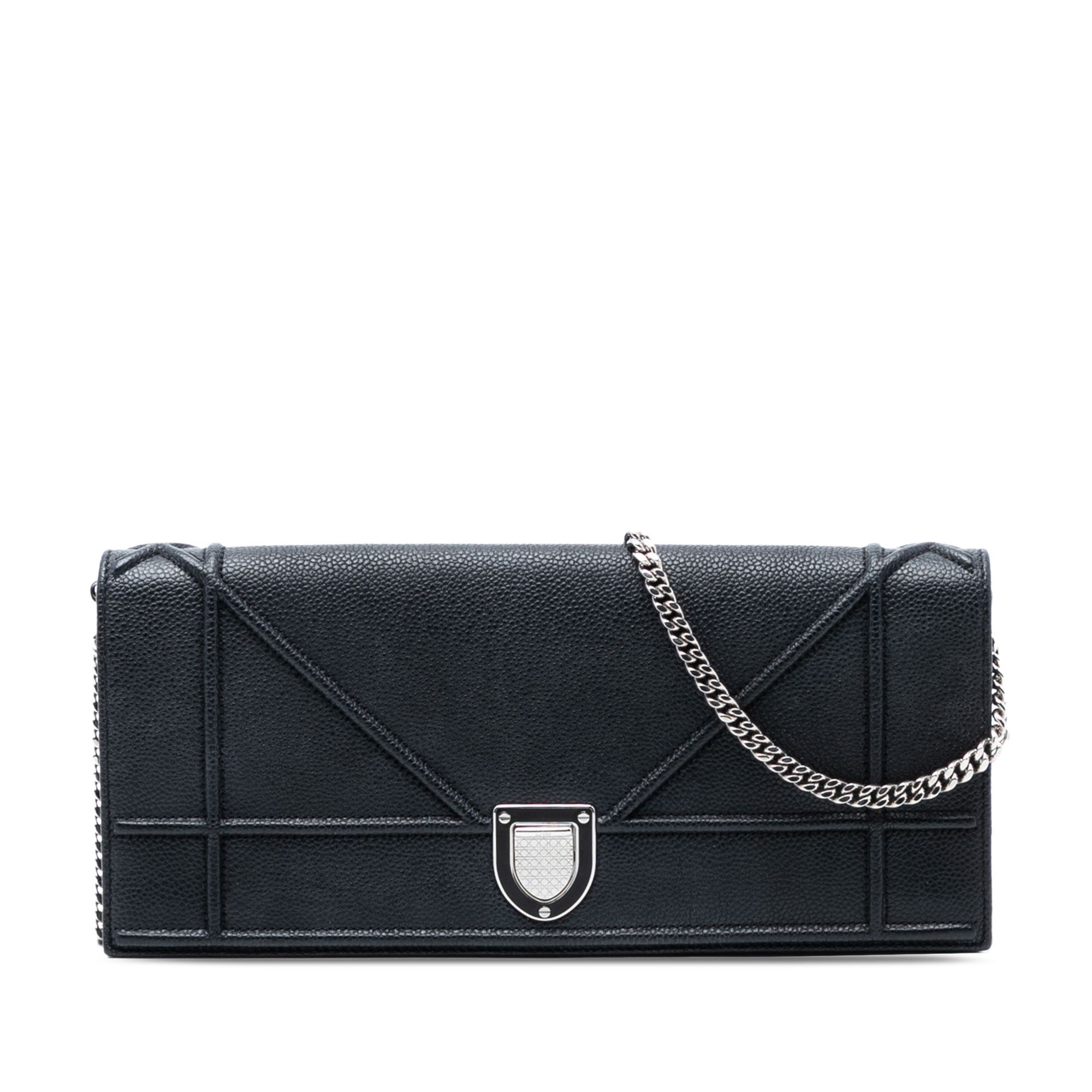 Dior Dior Grained Calfskin Diorama Pochette Clutch Size ONE SIZE - 1 Thumbnail
