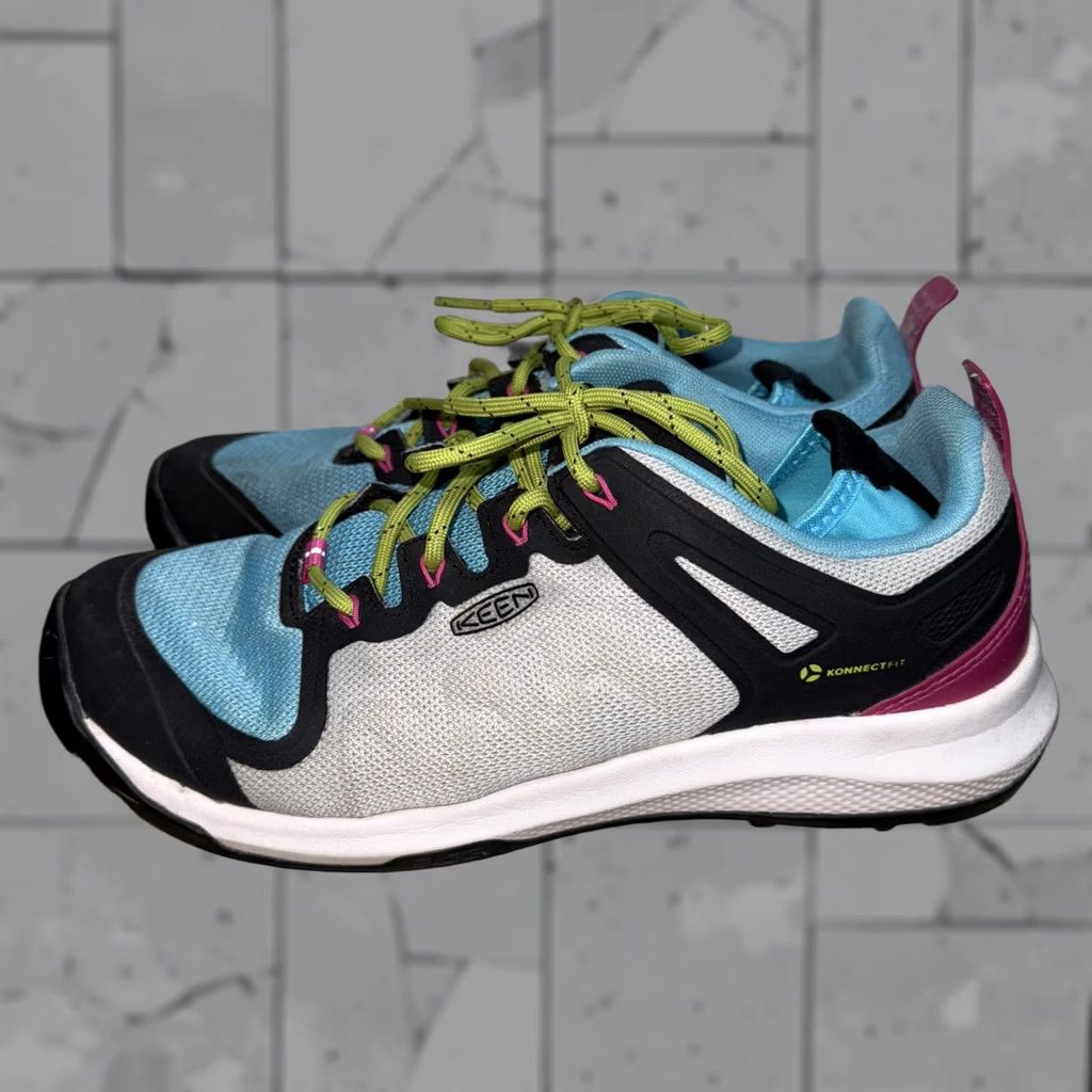 KEEN KEEN Explore Vent 1022302 Women Vapor/Blue Mist US 9.5 Blue Casual Womens Shoes Size ONE SIZE - 1 Thumbnail