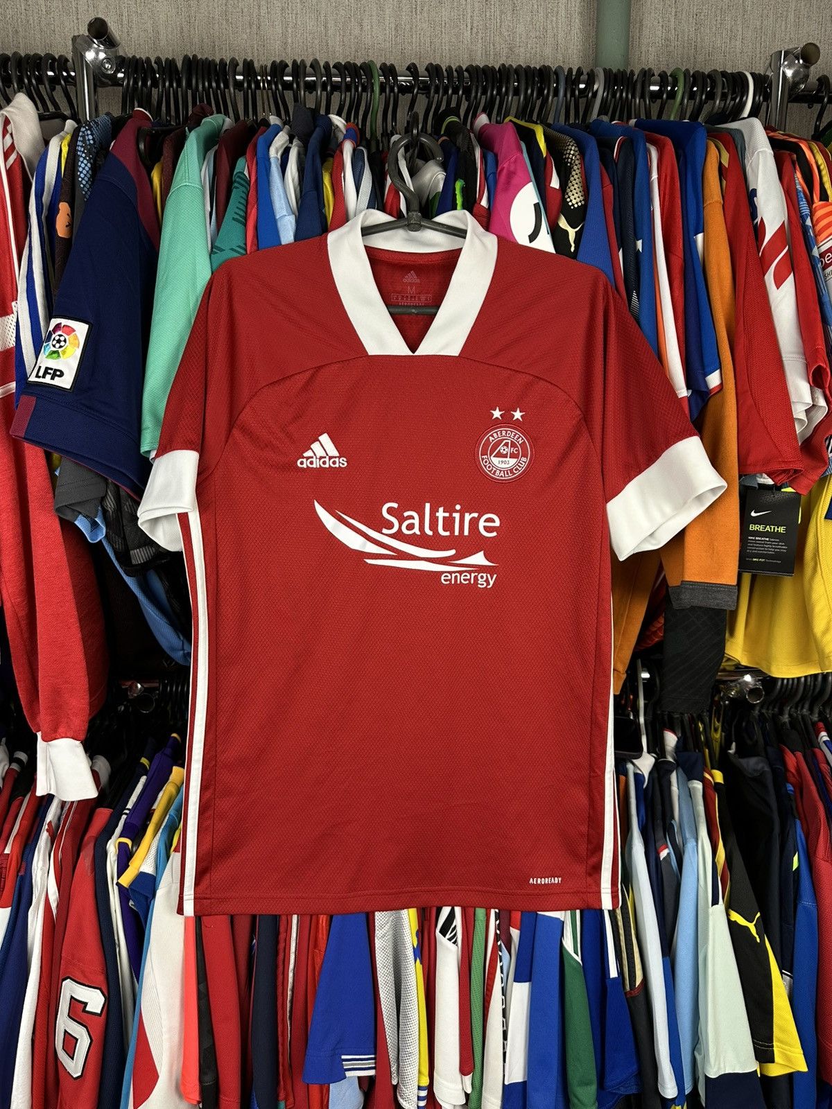 Adidas Aberdeen 2020 2021 Home Football Shirt Soccer Jersey Adidas Size US M / EU 48-50 / 2 - 1 Thumbnail