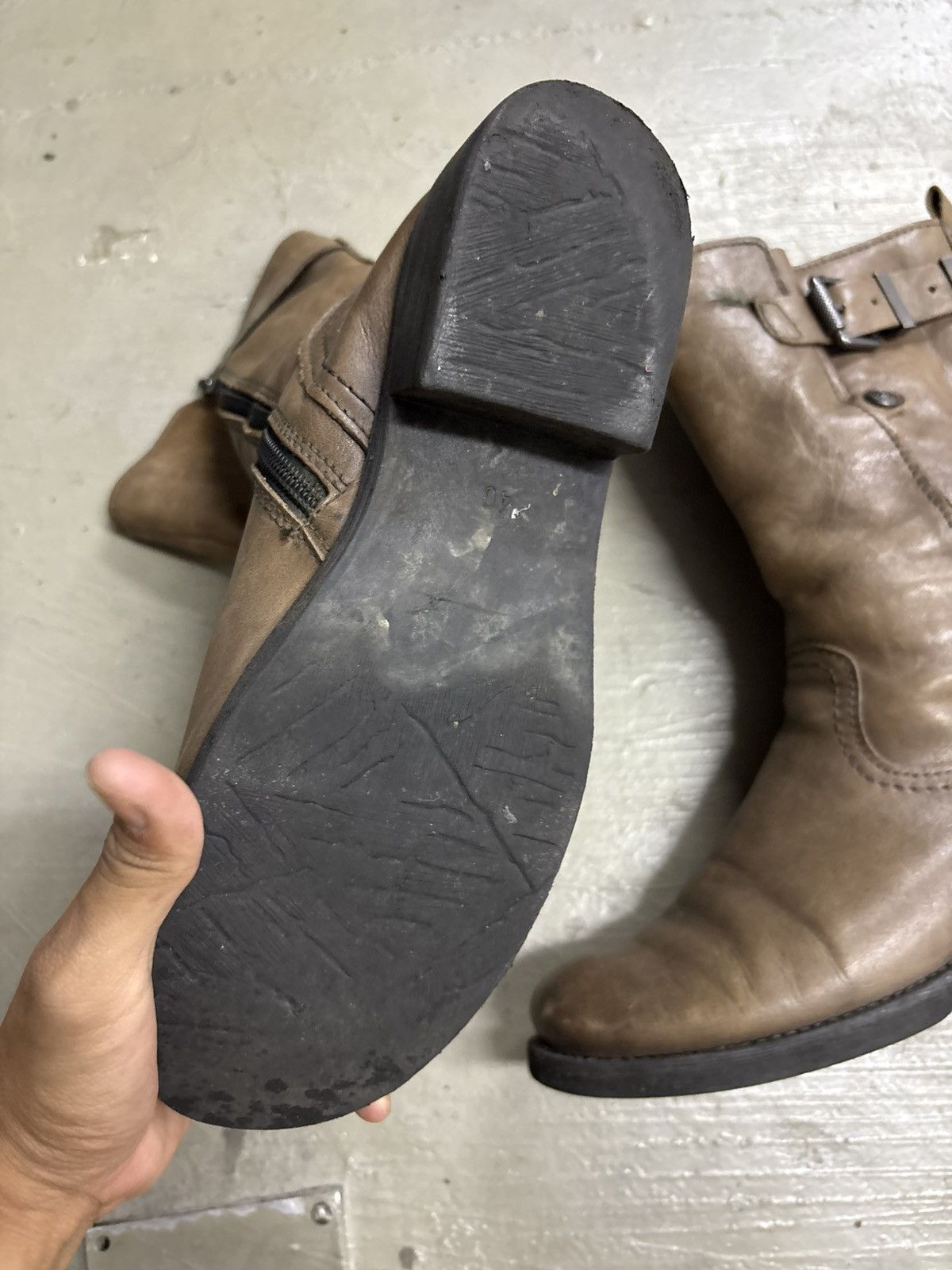 Alfredo Bannister Vintage Zipper Guidi Style Boots Size US 7.5 / EU 40-41 - 7 Thumbnail