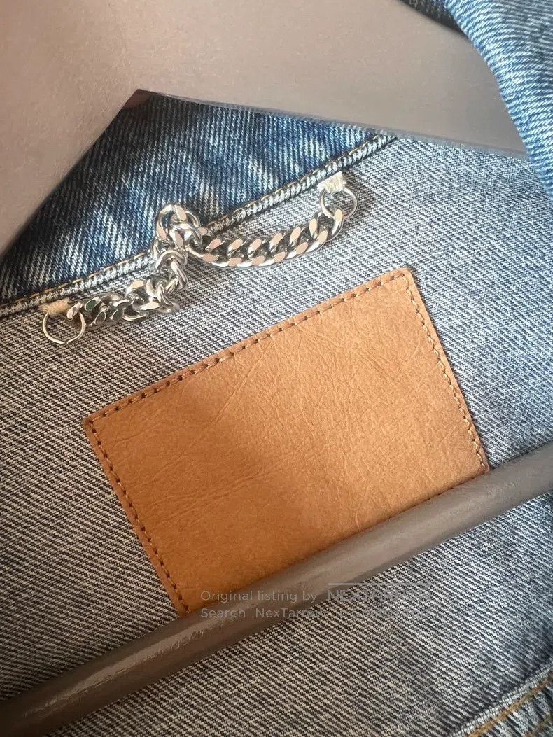 Balenciaga Balenciaga Denim Jacket Size US XXS / EU 40 - 3 Thumbnail