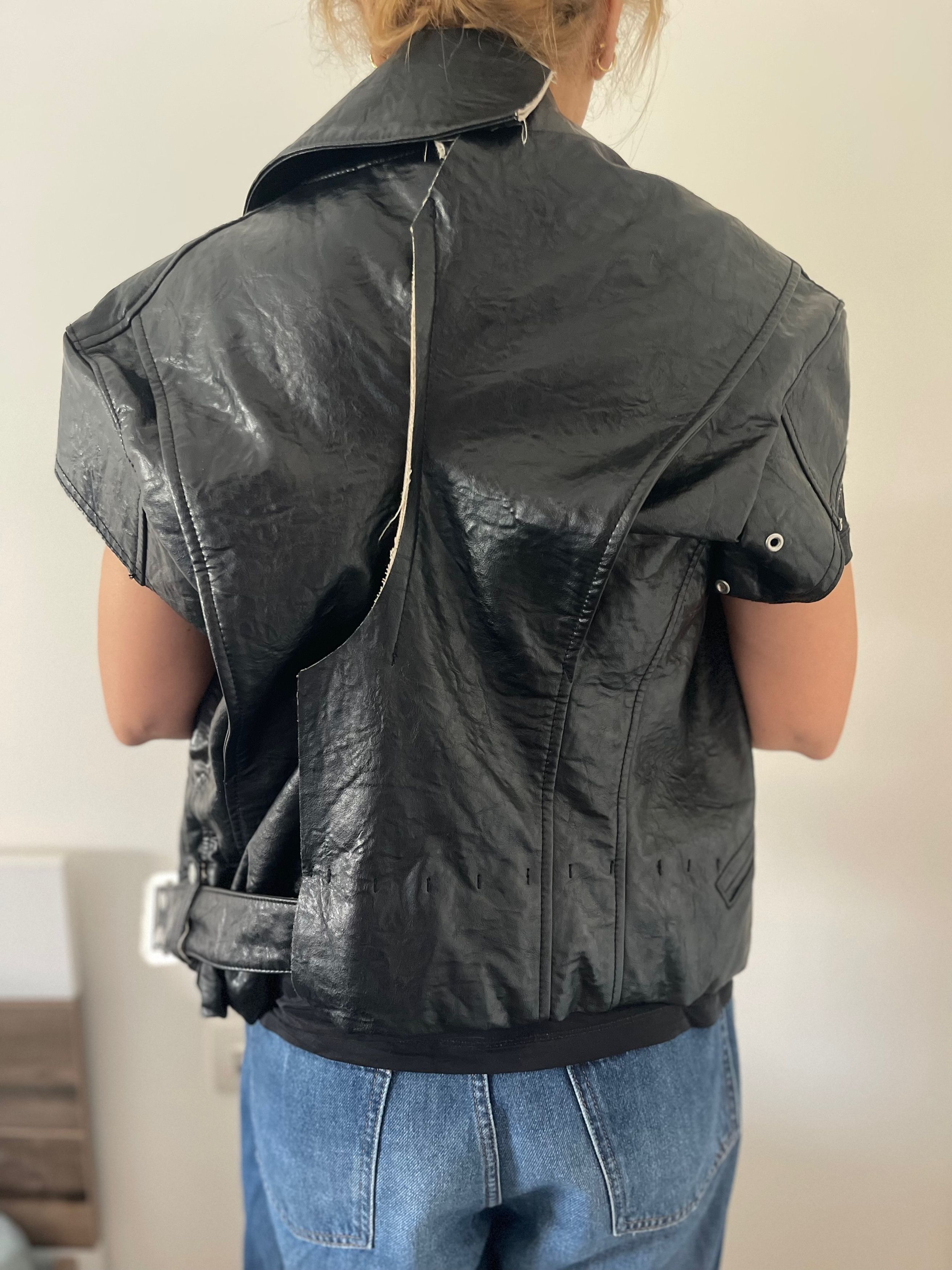 Junya Watanabe JUNYA WATANABE X CDG VINTAGE LEATHER VEST Size M / US 6-8 / IT 42-44 - 5 Thumbnail