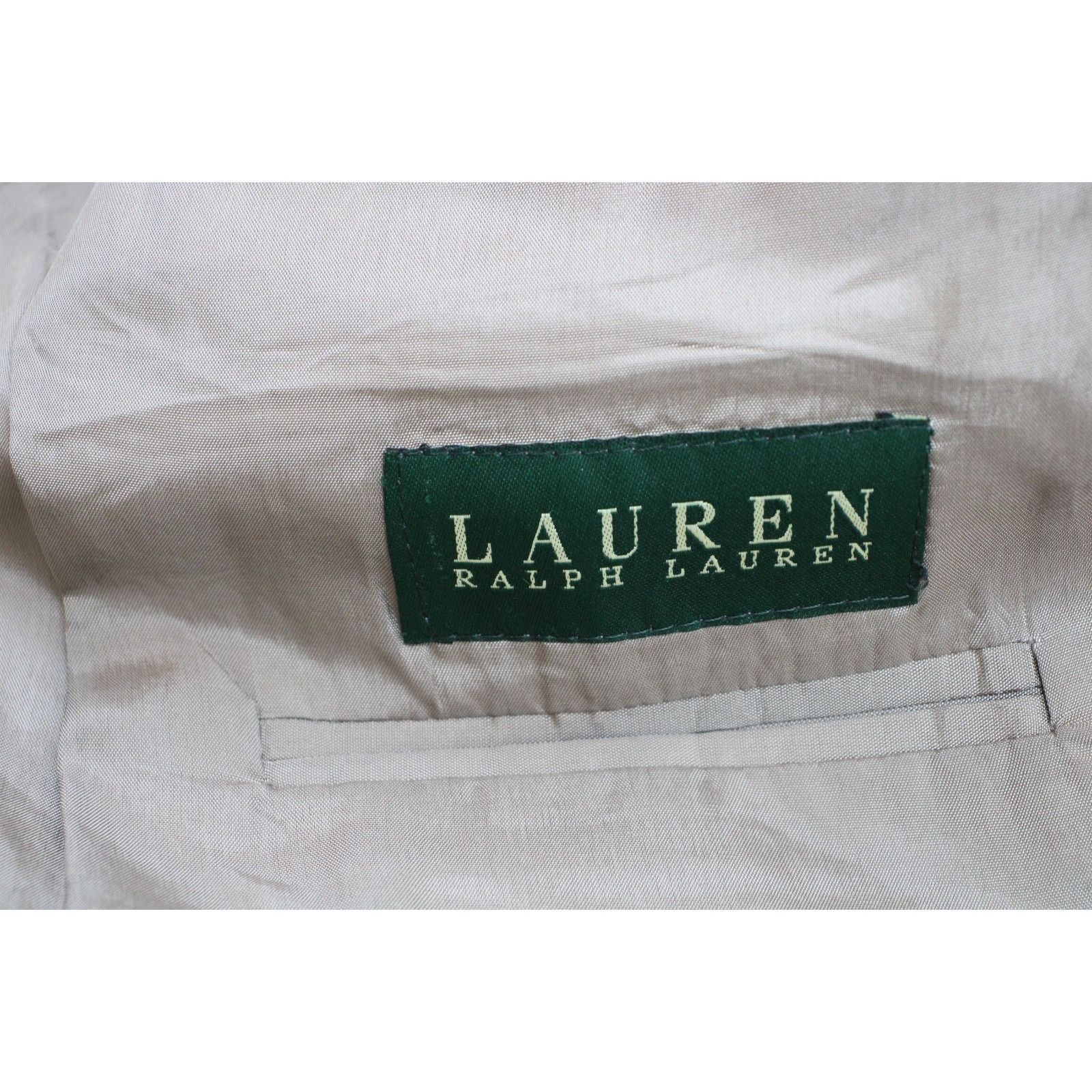 Lauren Ralph Lauren Lauren Ralph Lauren Blazer Mens 44L Herringbone Wool 2Button Size 44L - 6 Thumbnail