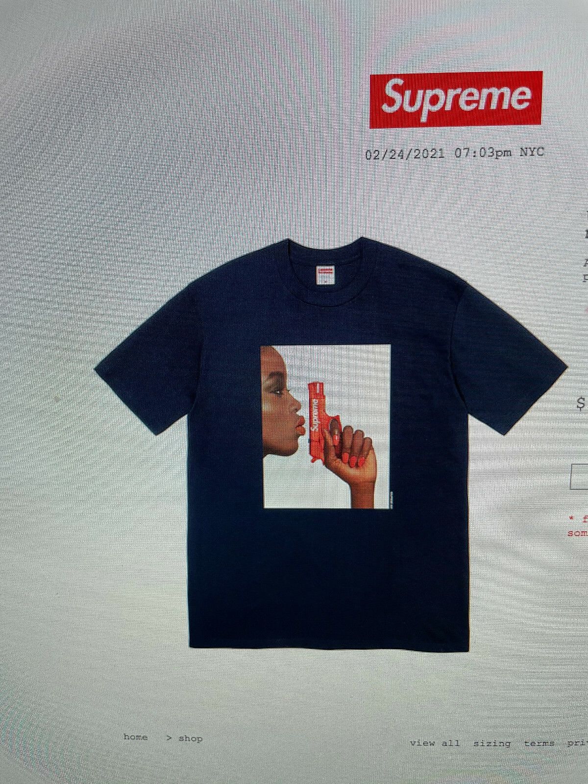 Supreme Supreme SS21 “Water Pistol / Gun T-Shirt” Size US S / EU 44-46 / 1 - 3 Thumbnail