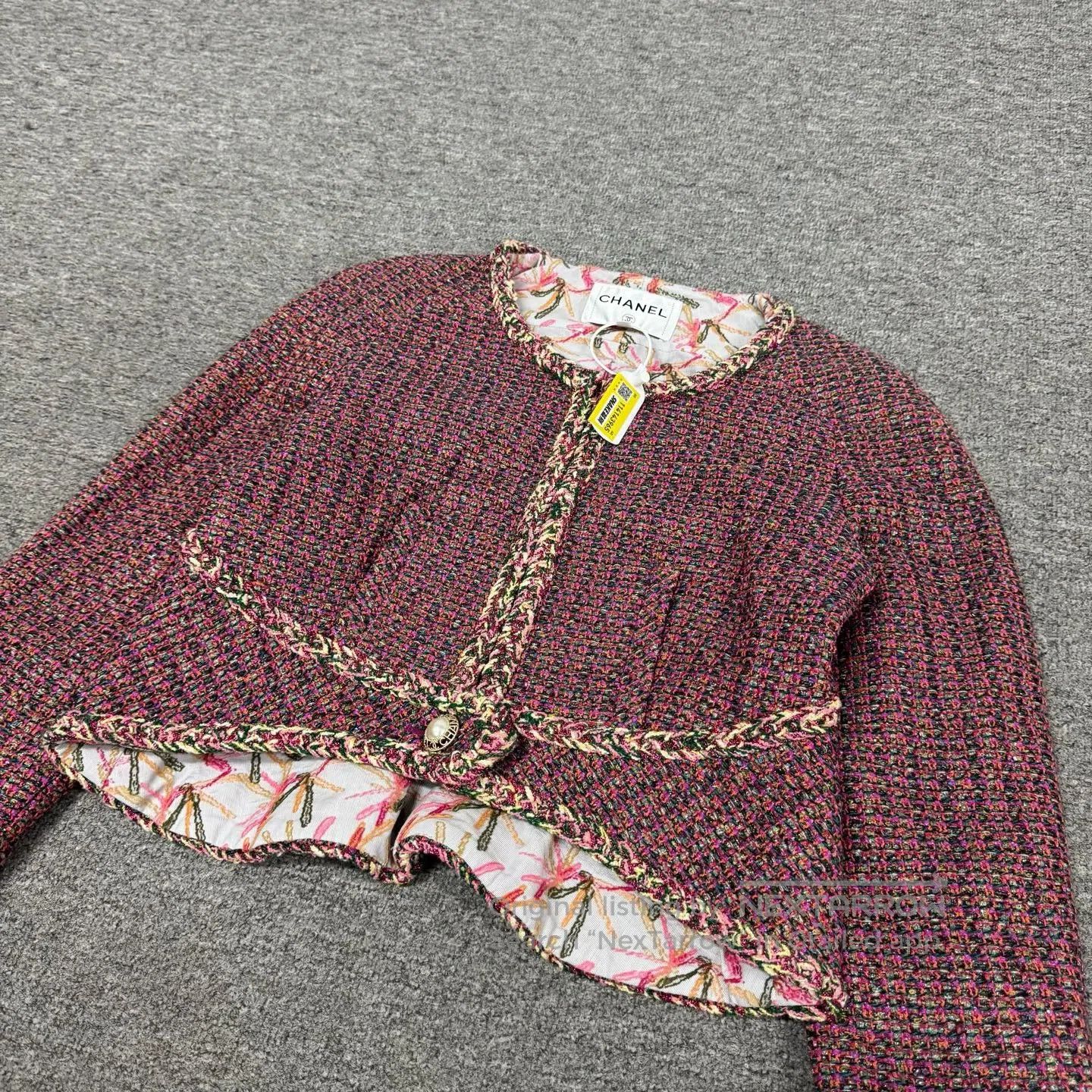 Chanel Chanel Beach Series: Light Pink Coarse Weave Waist-Cutting Size M / US 6-8 / IT 42-44 - 4 Thumbnail