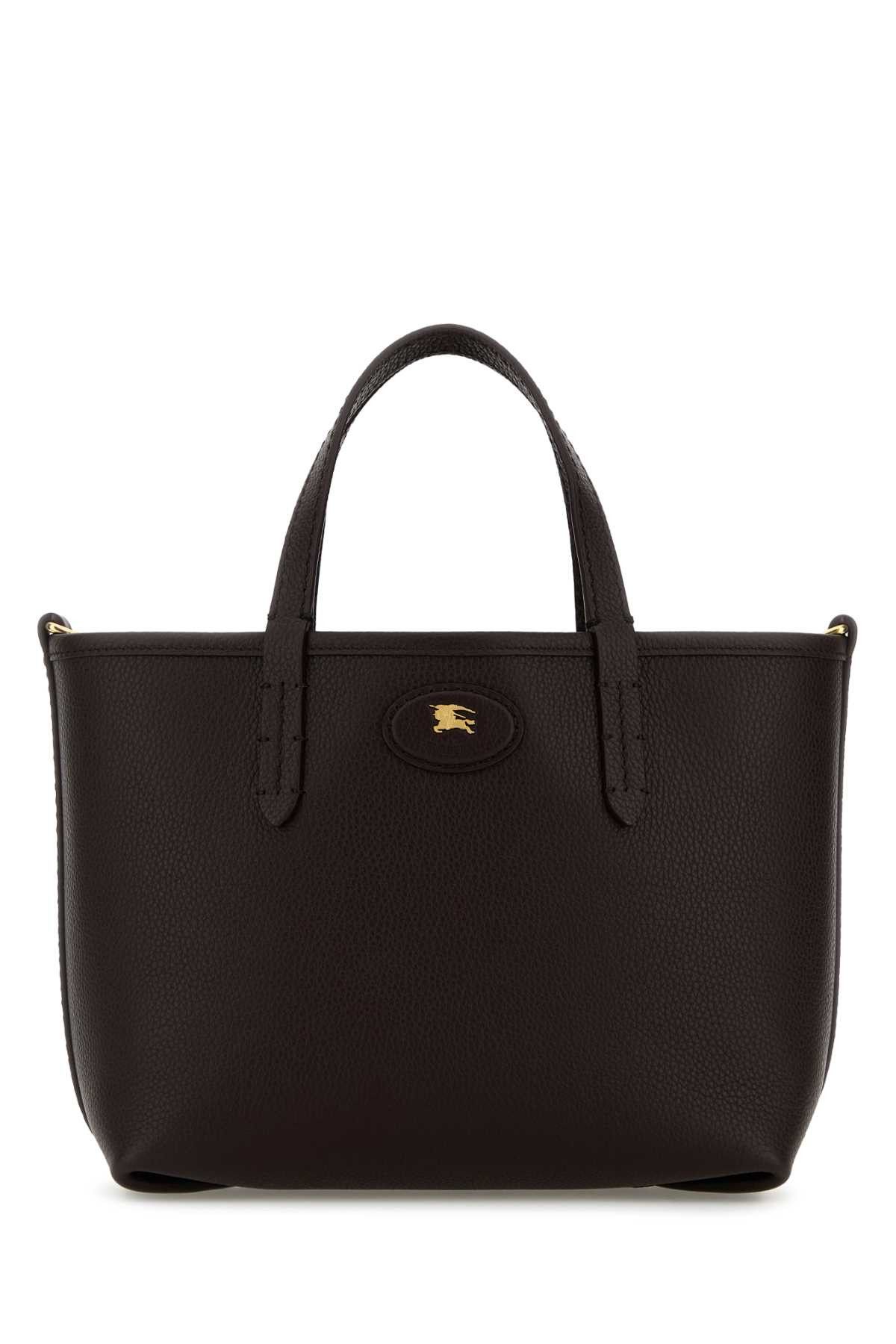 Burberry Dark Brown Mini Bloomsbury Reversible Handbag Size ONE SIZE - 1 Thumbnail