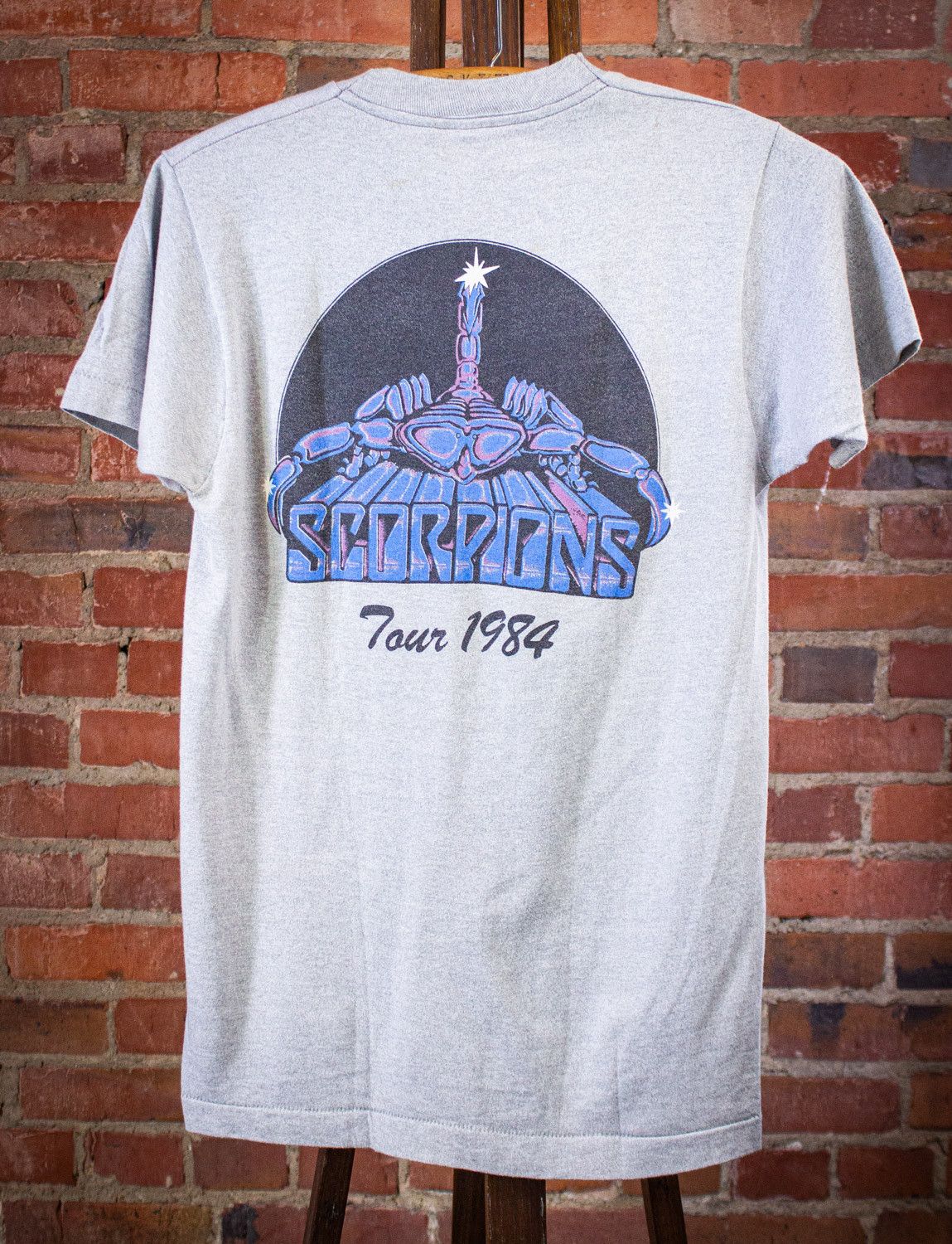 Band Tees × Vintage Vintage Scorpions World Tour Concert T Shirt 1984 Size US XS / EU 42 / 0 - 2 Thumbnail