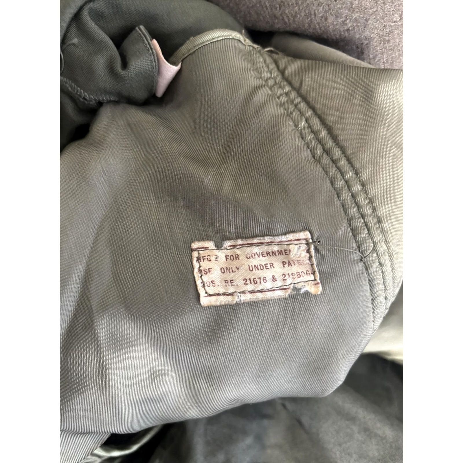 Vintage VINTAGE 1950s US Army Man's Cotton OG 107 Overcoat Trench Coat-Small Shirt? Size US S / EU 44-46 / 1 - 6 Thumbnail