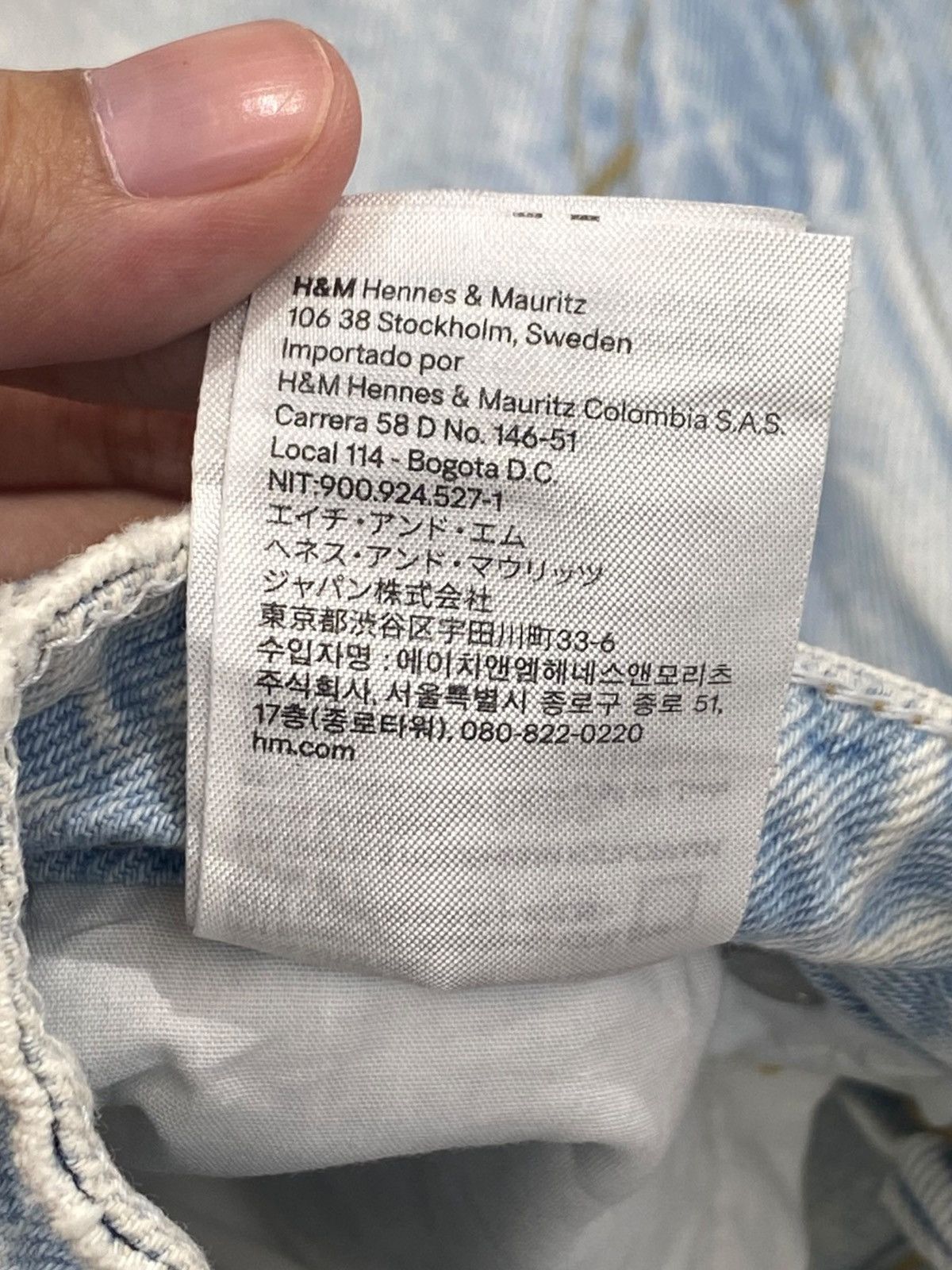 Japanese Brand Japanese Brand Acid Wash Distressed Style Baggy Jeans Size US 31 - 17 Thumbnail