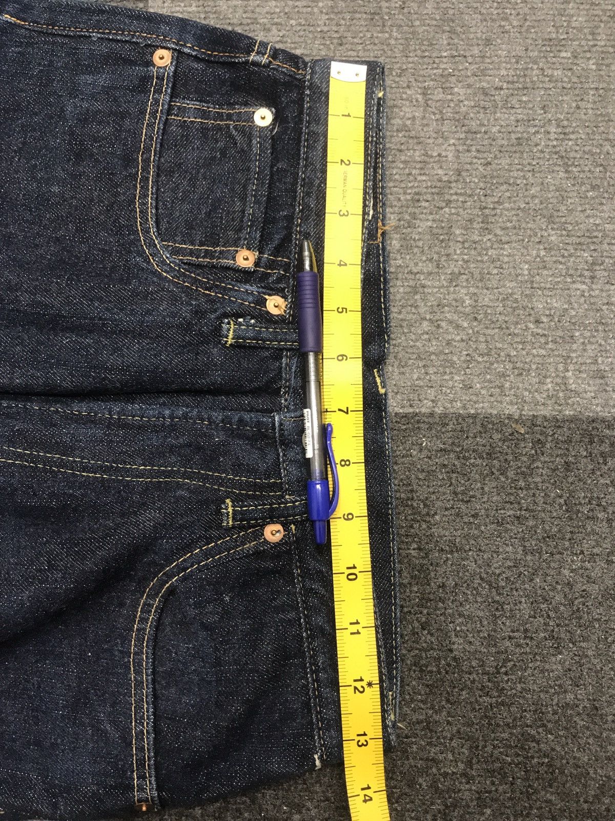 45rpm × Japanese Brand 45rpm Japan Biker Jeans Size US 26 / EU 42 - 12 Thumbnail