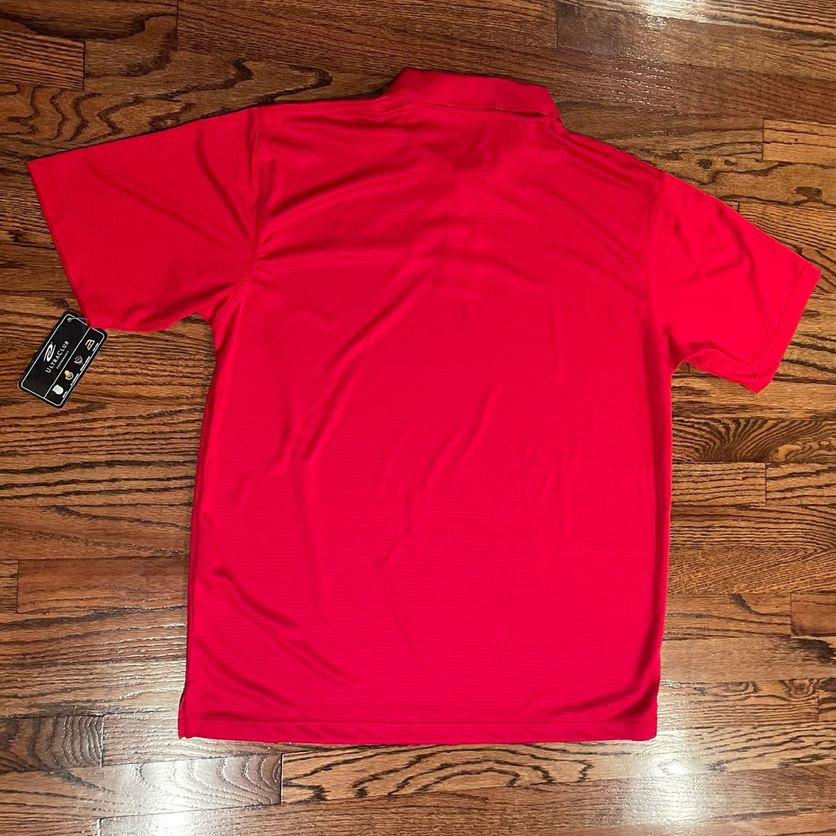 Vintage ULTRA CLUB RED POLO SHIRT NWT SIZE Large Polo Men Golf 25th Anniversary Logo Short Sleeve Casual Size US L / EU 52-54 / 3 - 3 Thumbnail