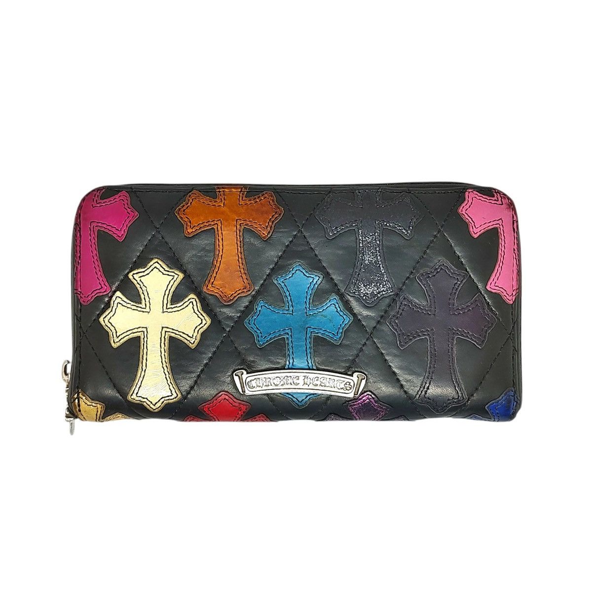 Chrome Hearts Chrome Hearts Multi cross leather patch cemetery wallet Size ONE SIZE - 1 Thumbnail