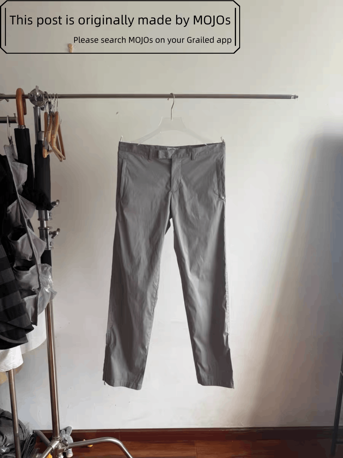 Sz 48 Prada Red Label Grey Pants