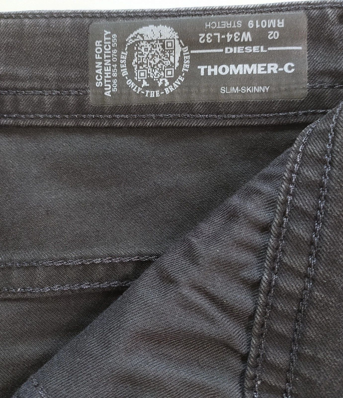 Diesel Diesel THOMMER-C L.32 MENS JEANS T/9605 Size US 34 / EU 50 - 7 Thumbnail