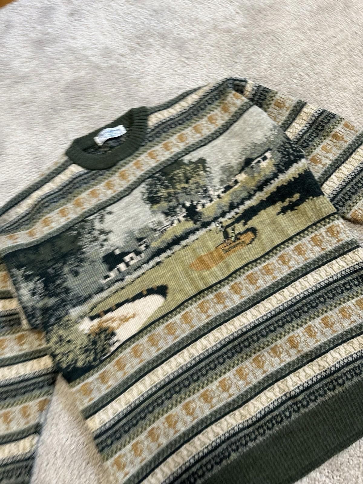 Burberry Burberrys Vintage Golf Logo Knit Sweater Sz M Size US M / EU 48-50 / 2 - 4 Thumbnail
